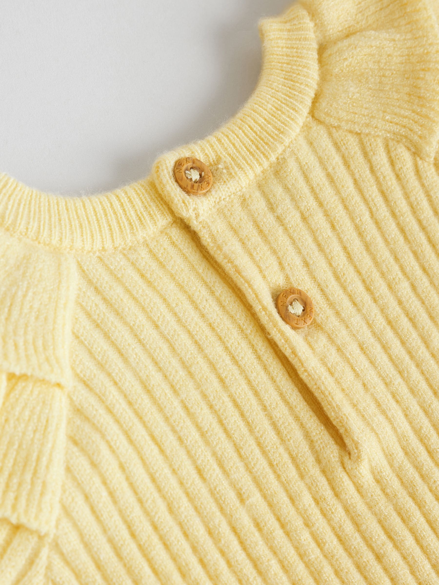 Yellow Baby Knitted Jumper and Leggings Set 2 Piece (0mths-3yrs) image 8