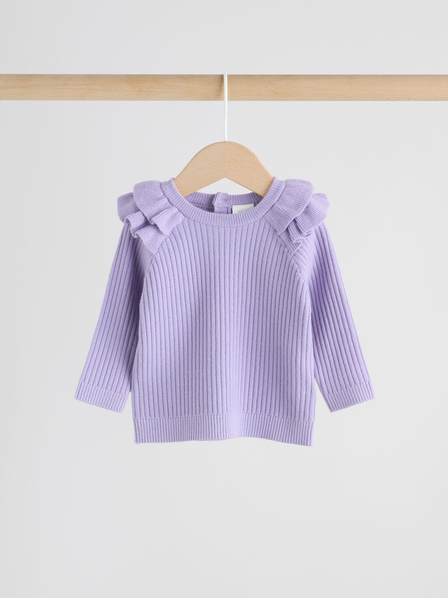 Purple Baby Knitted Jumper and Leggings Set 2 Piece (0mths-3yrs) image 4