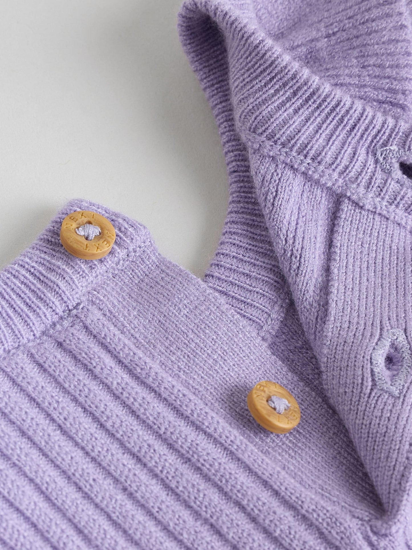 Purple Baby Knitted Jumper and Leggings Set 2 Piece (0mths-3yrs) image 7