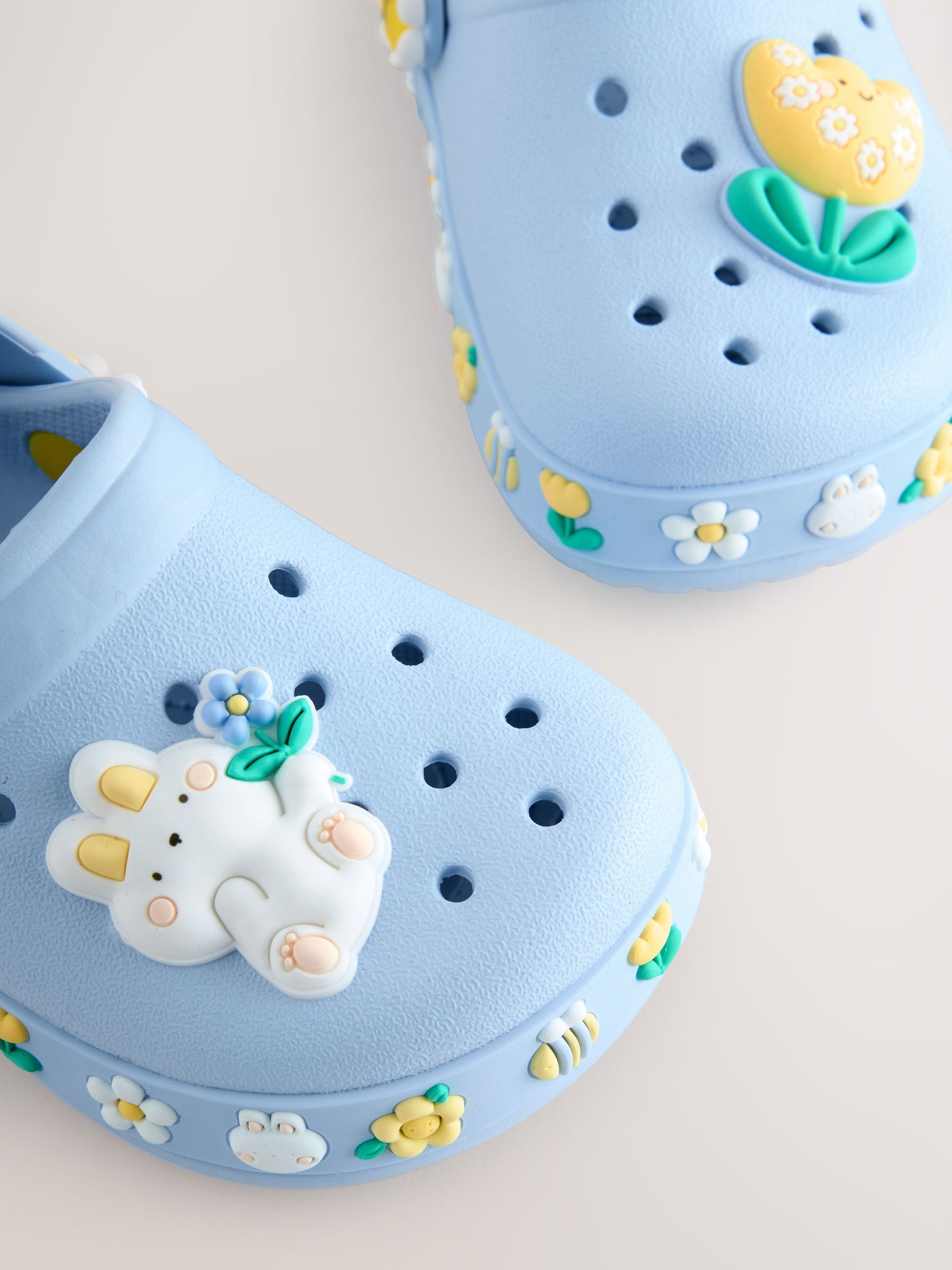 Blue Standard Fit (F) Character Clogs image 5