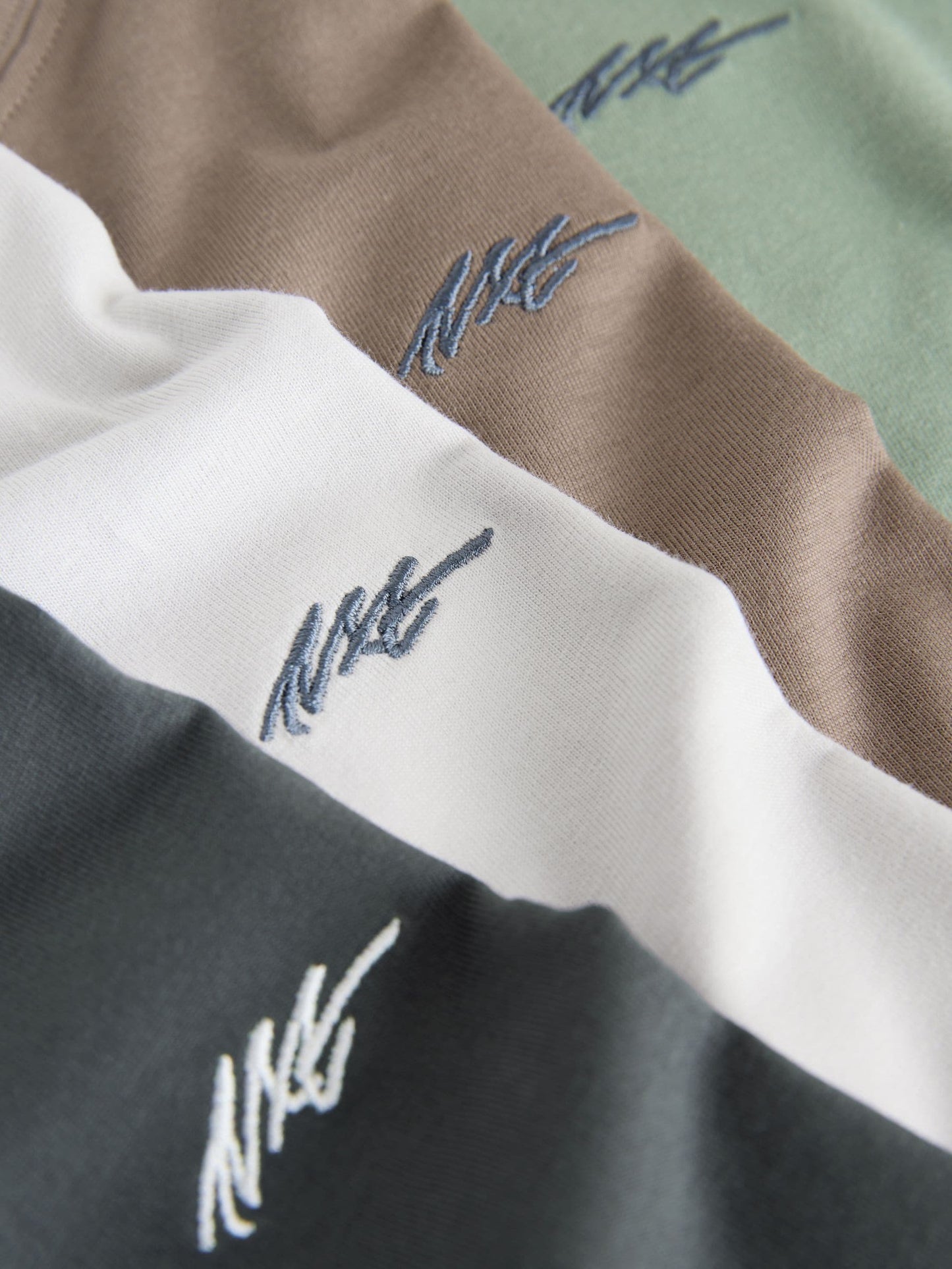 Dsiney Kidz - Light Grey/Brown/Dark Grey/Green Short Sleeve Logo Chest Graphic T-Shirts 4 Pack (3-16yrs) image 8