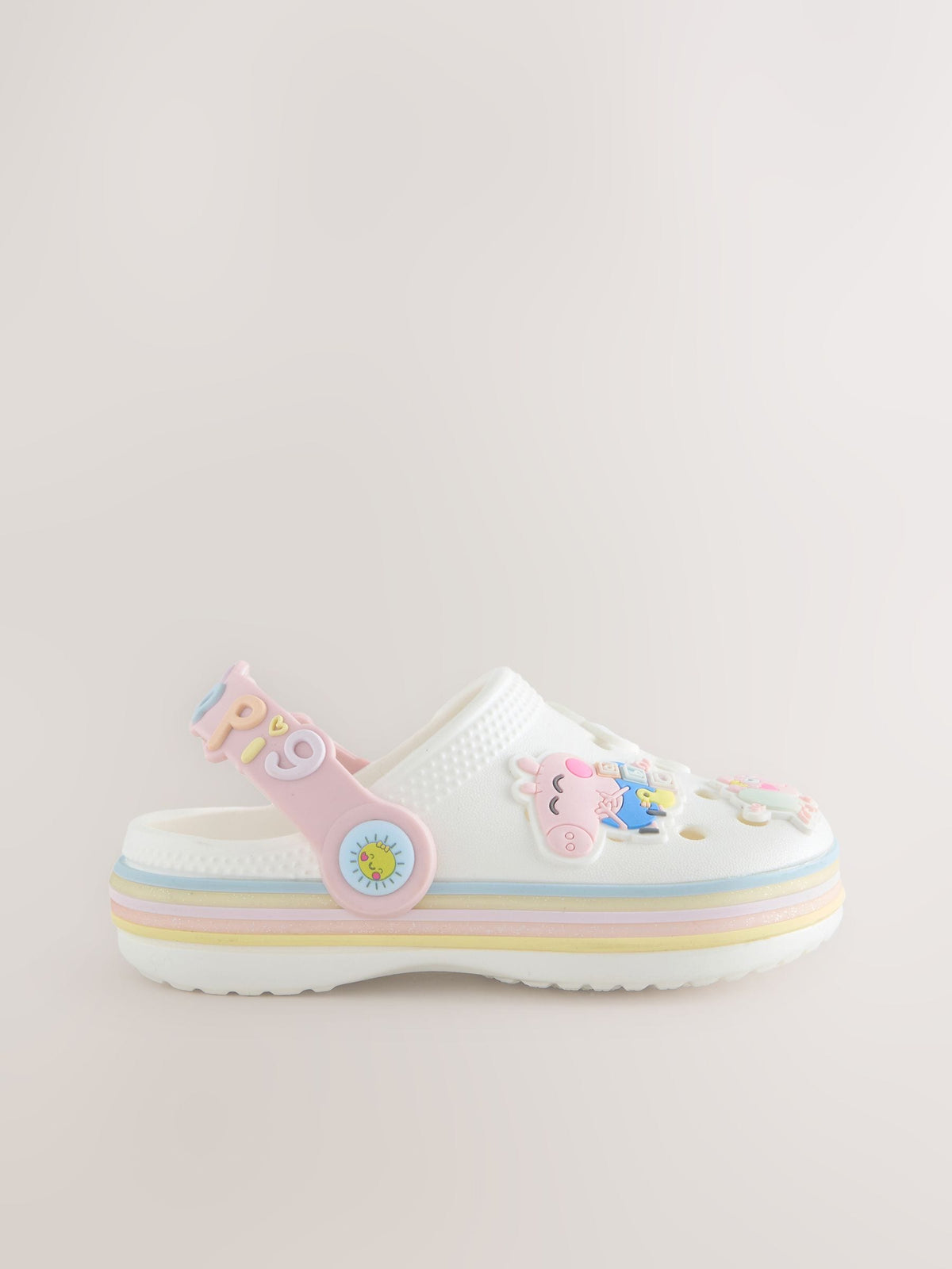 Cream Peppa Pig Character Clogs image 2
