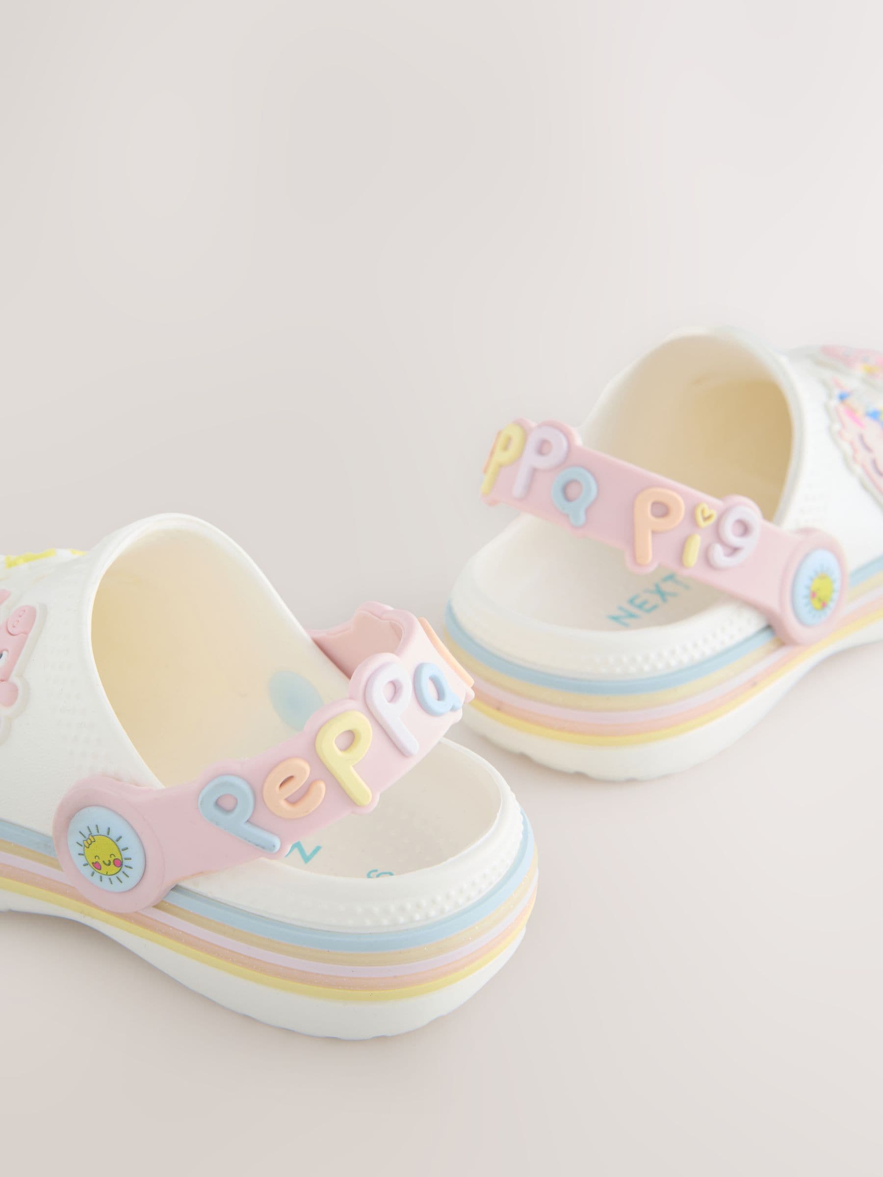 Cream Peppa Pig Character Clogs image 3