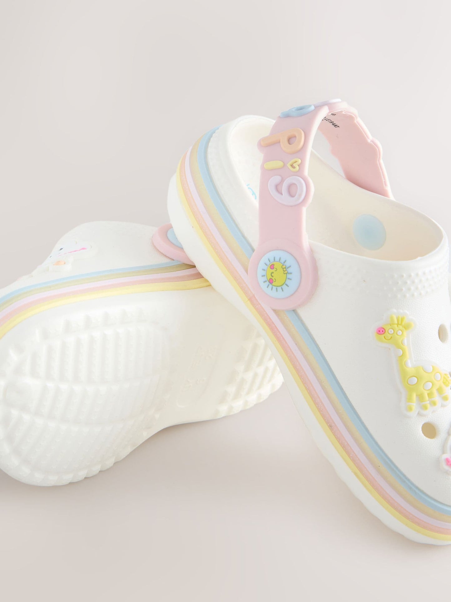 Cream Peppa Pig Character Clogs image 4