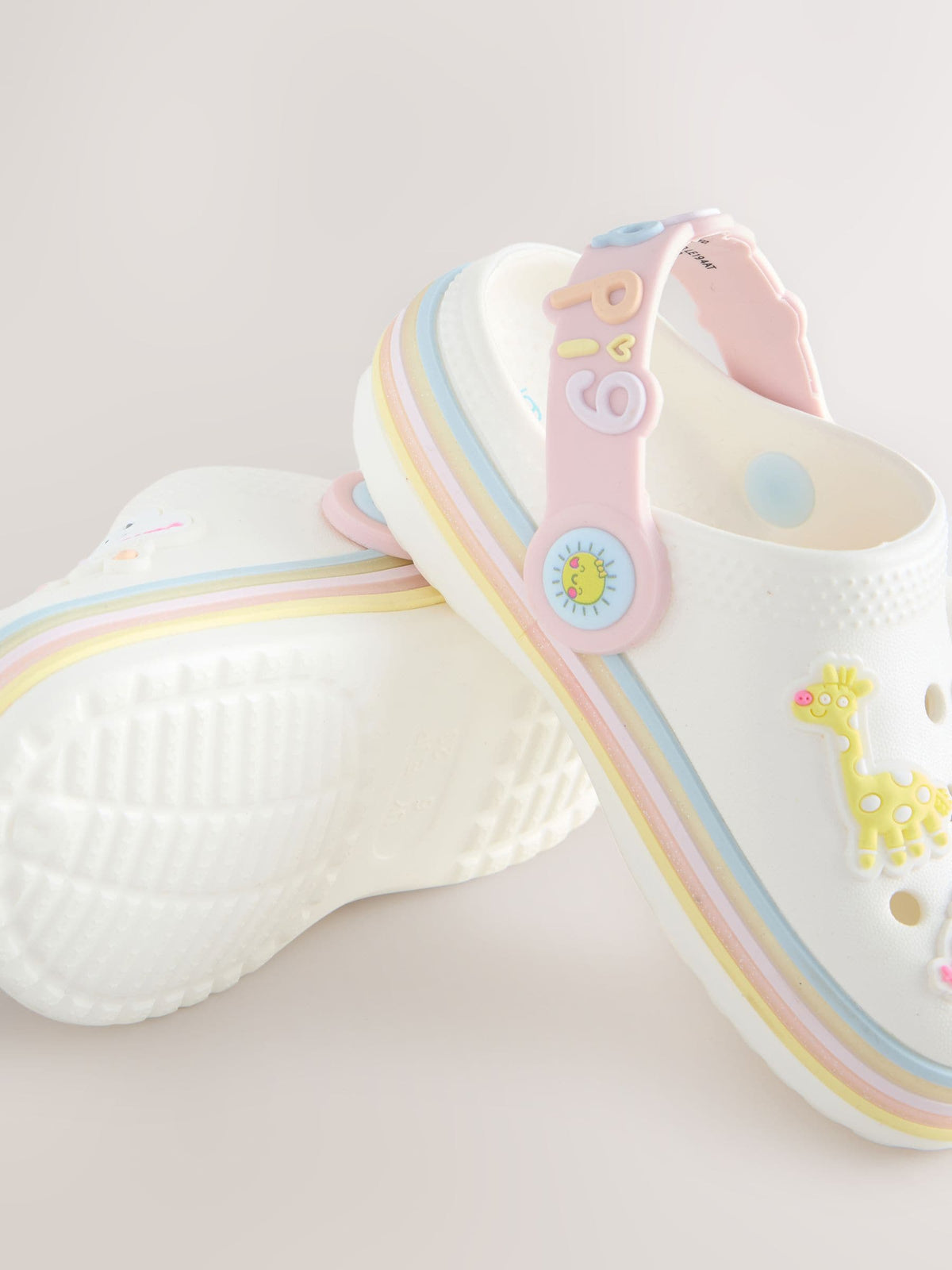 Cream Peppa Pig Character Clogs image 4