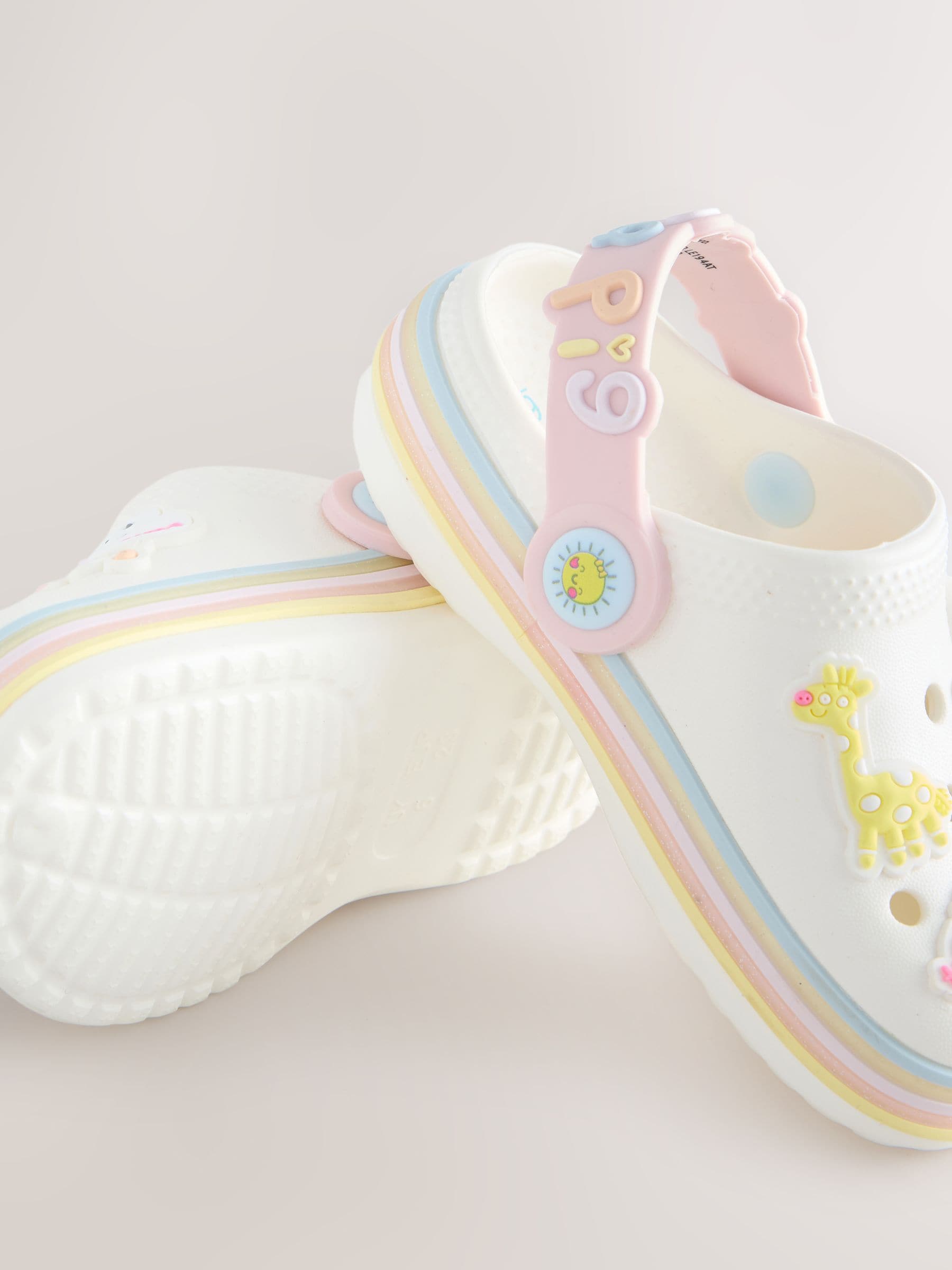 Cream Peppa Pig Character Clogs image 4