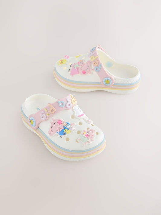Cream Peppa Pig Character Clogs image 1