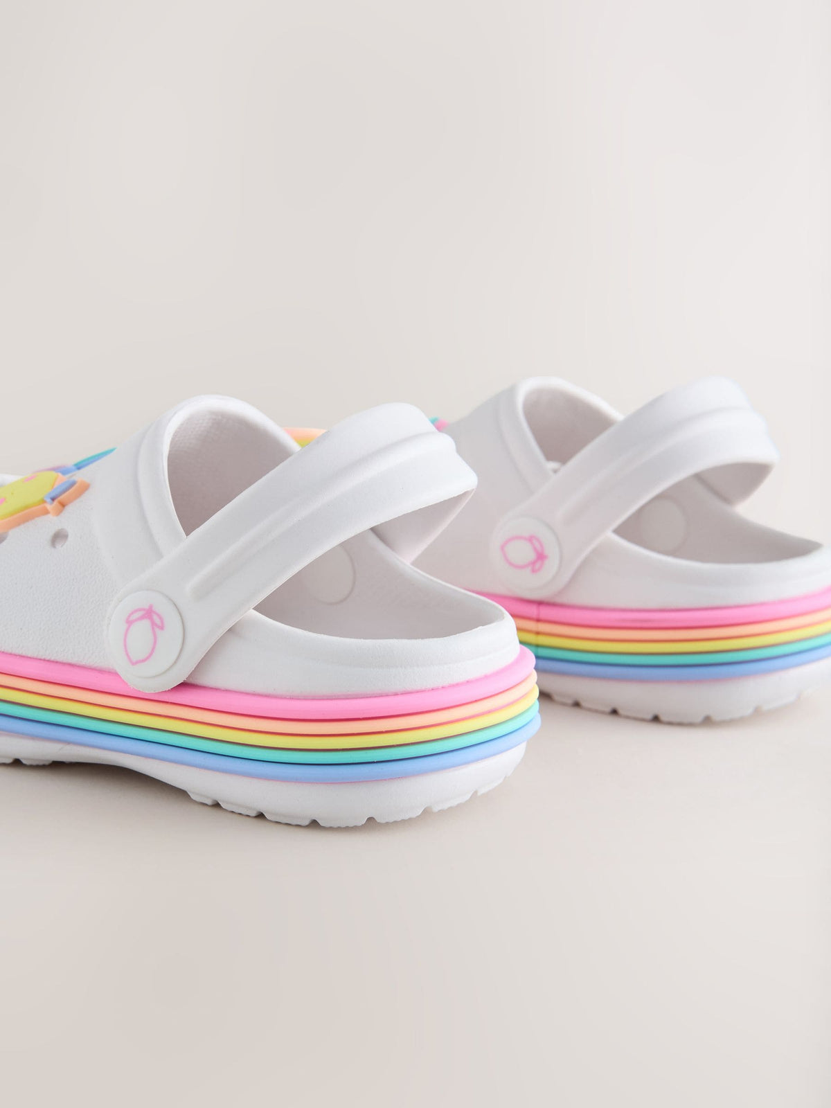White Fruit Standard Fit (F) Character Clogs image 3