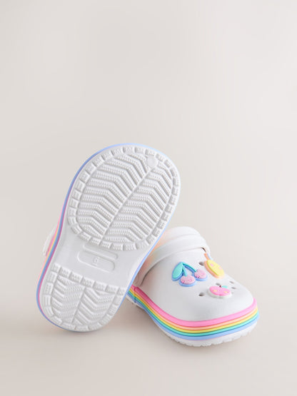 White Fruit Standard Fit (F) Character Clogs image 5