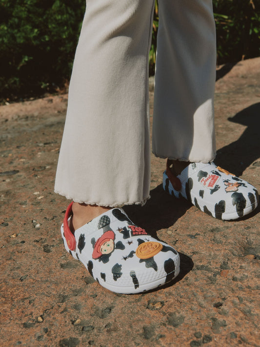 White Toy Story Clogs image 2