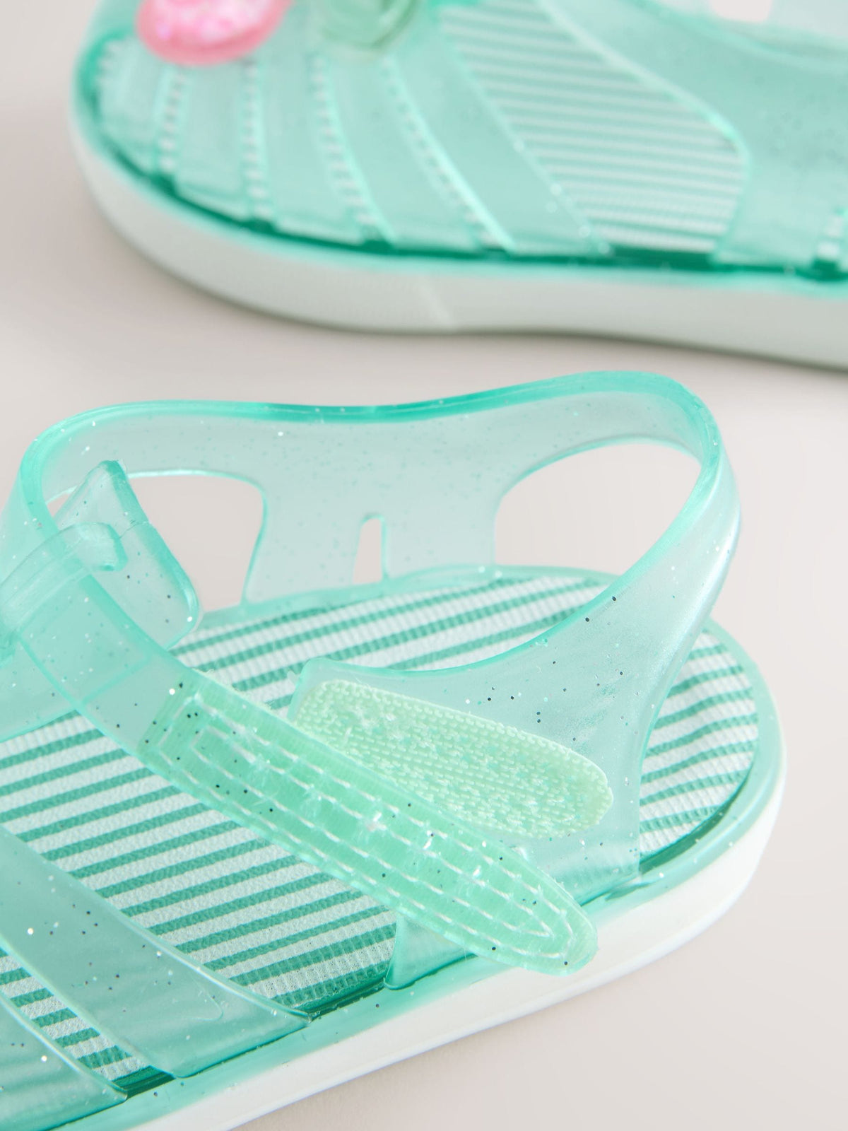 Green Jelly Sandals image 6