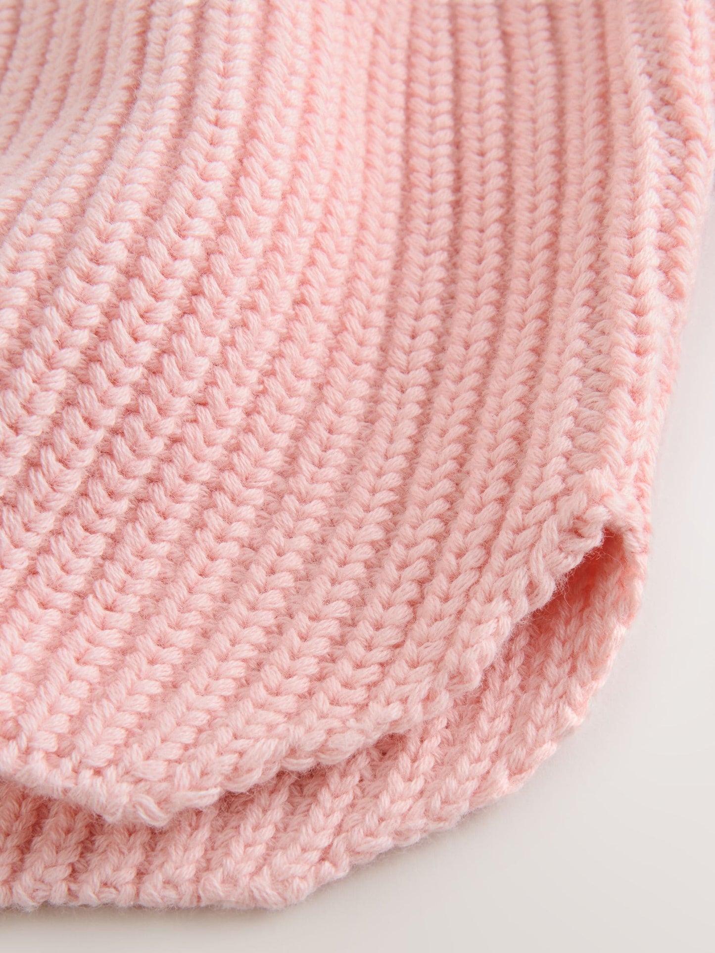 Dsiney Kidz - Pink Scallop Hem Knitted Baby Cardigan (0mths-2yrs) image 3
