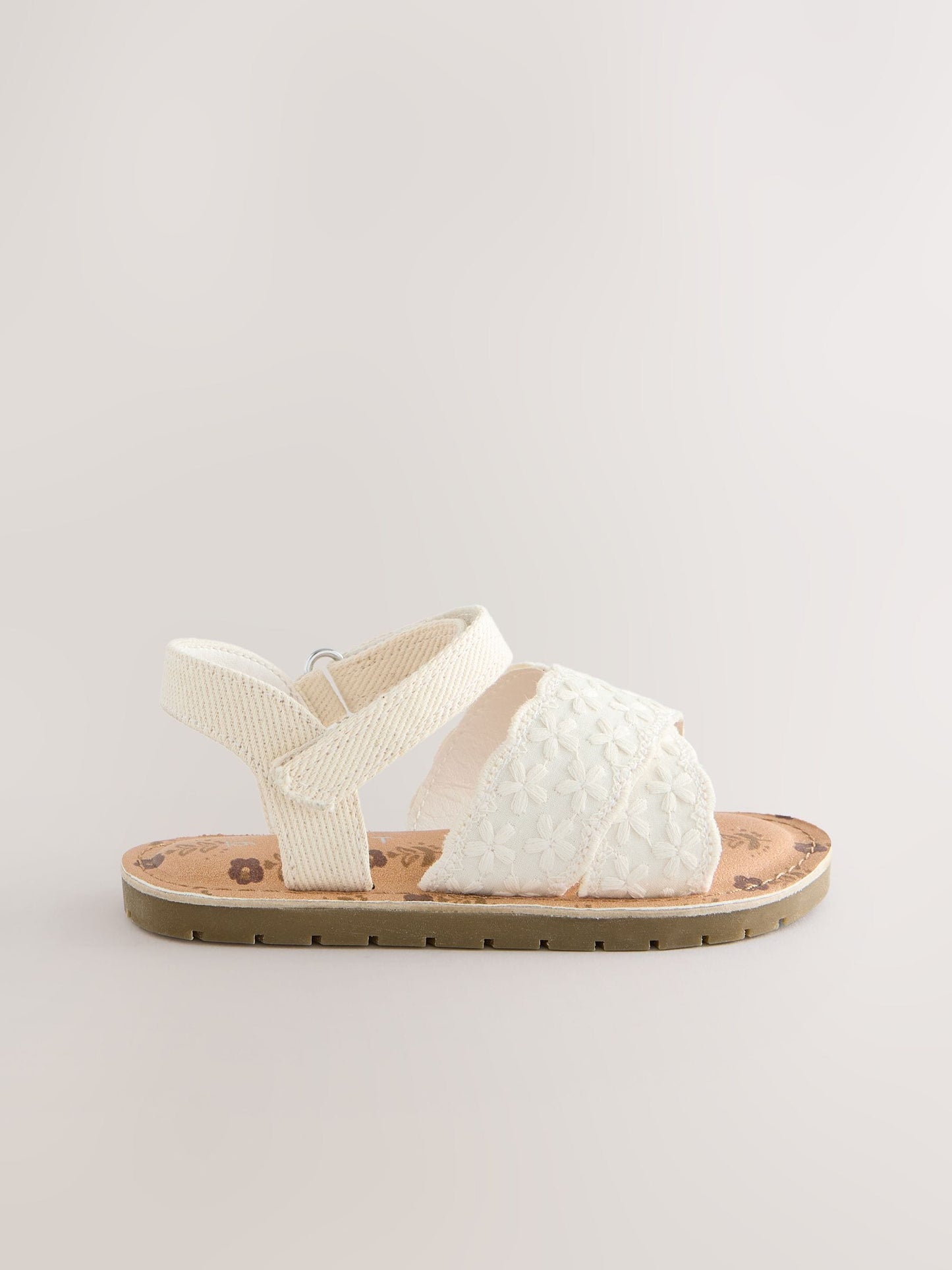 White Broderie Sandals image 2