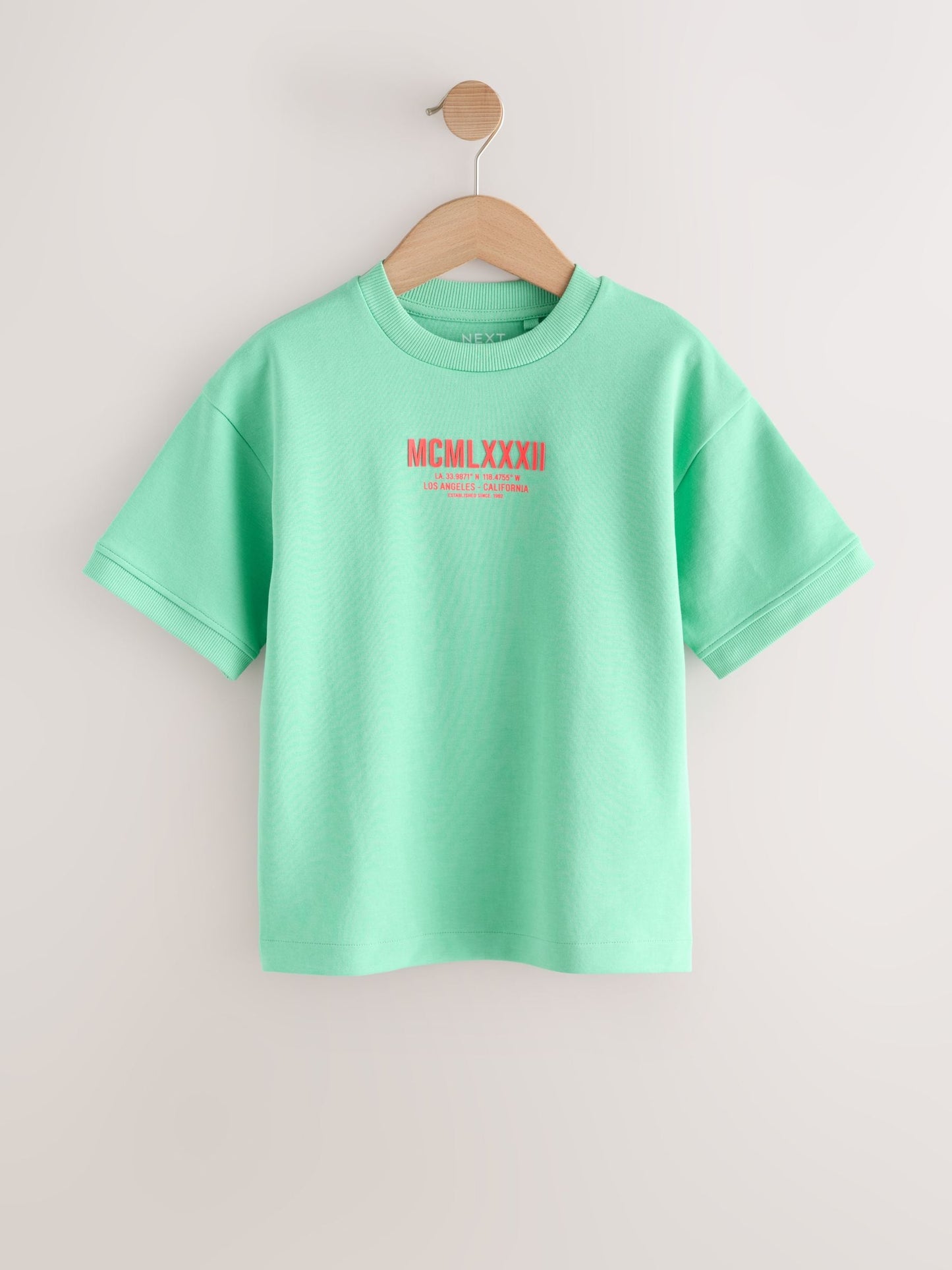 Dsiney Kidz - Bright Green Graphic Heavyweight Short Sleeve T-Shirt (3-16yrs) image 1