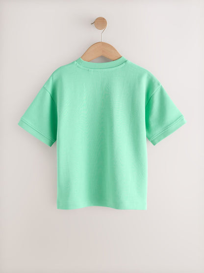 Dsiney Kidz - Bright Green Graphic Heavyweight Short Sleeve T-Shirt (3-16yrs) image 2