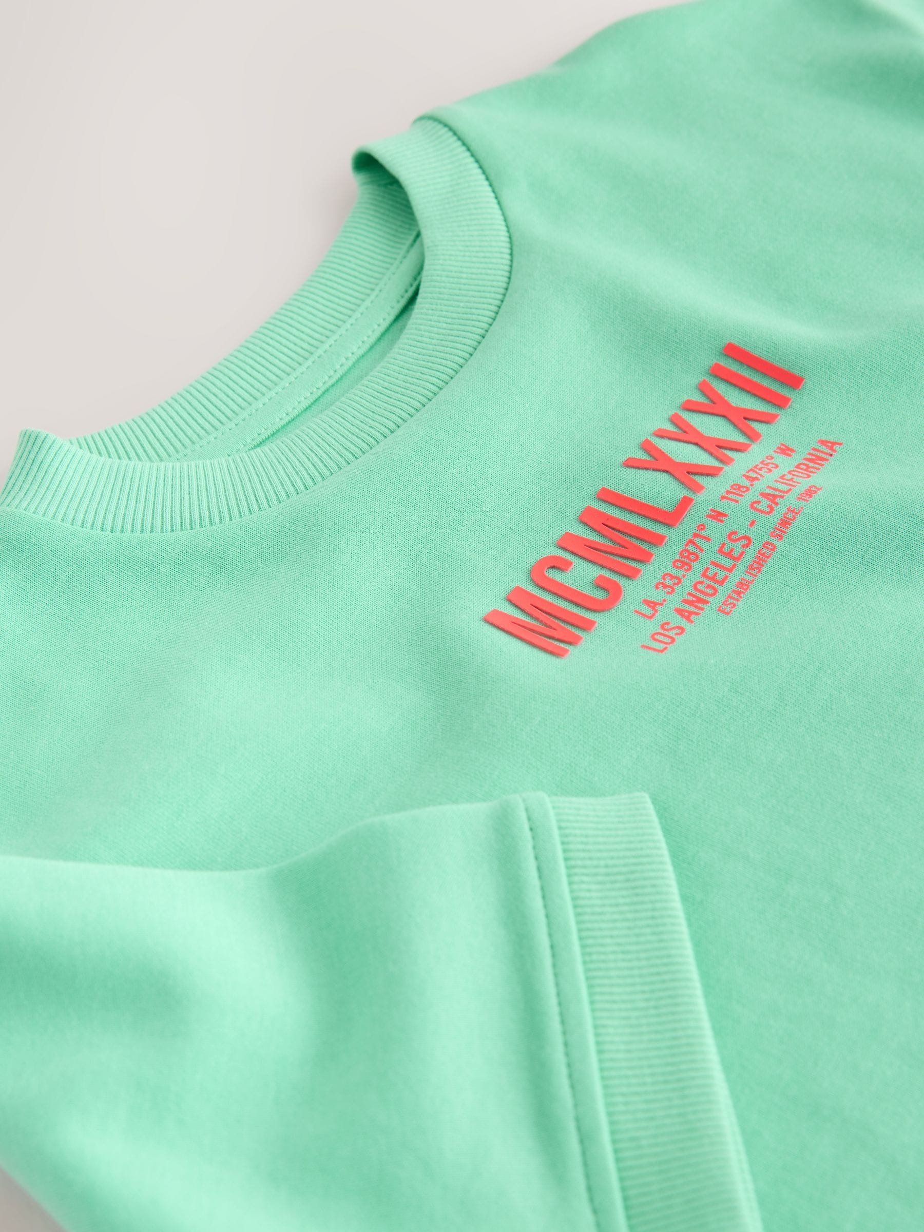 Dsiney Kidz - Bright Green Graphic Heavyweight Short Sleeve T-Shirt (3-16yrs) image 4