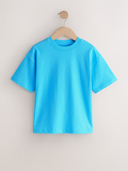 Dsiney Kidz - Aqua Blue Relaxed Fit Short Sleeve T-Shirt (3-16yrs) image 1