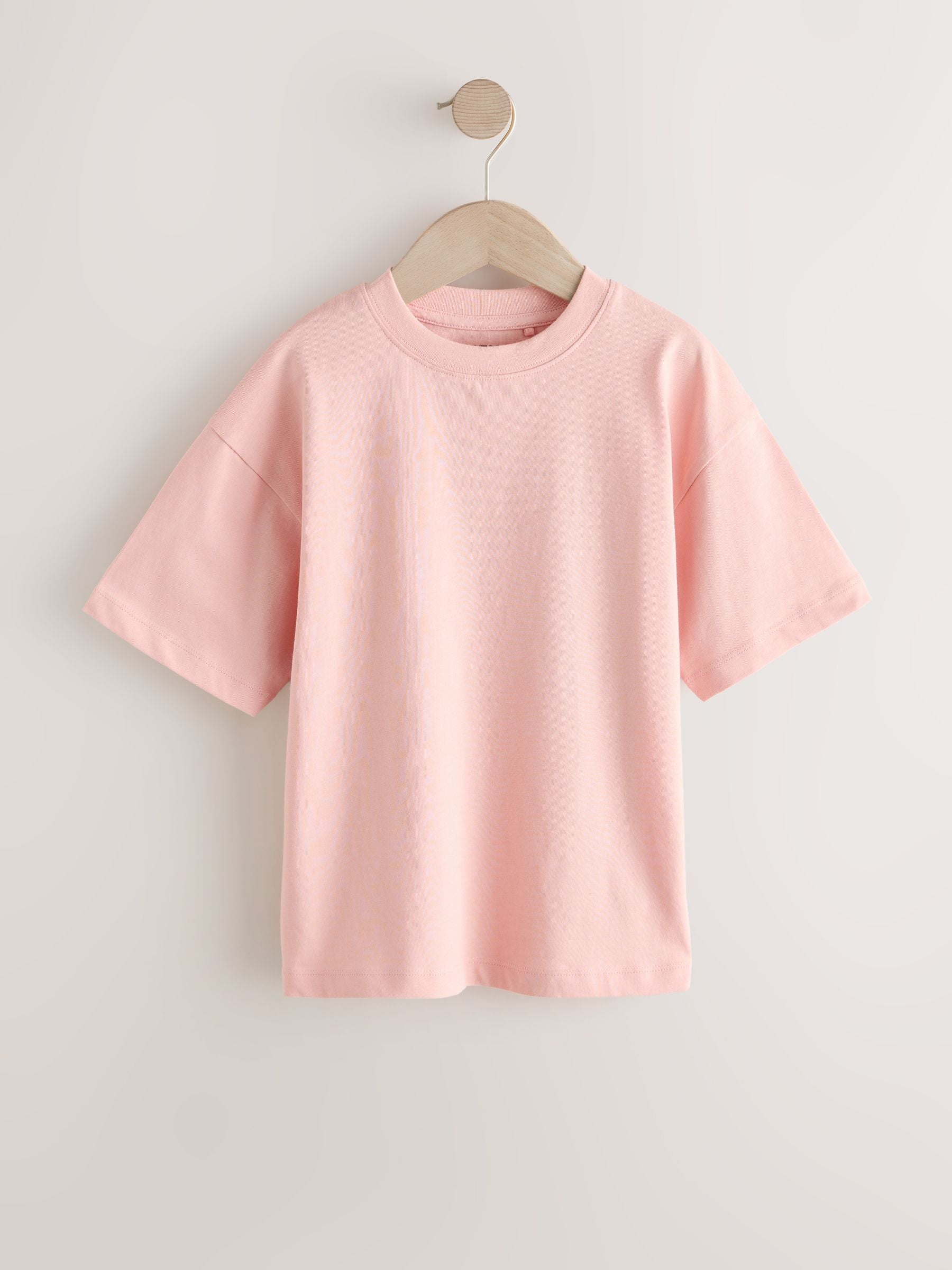 Dsiney Kidz - Peach Pink Relaxed Fit Short Sleeve T-Shirt (3-16yrs) image 1