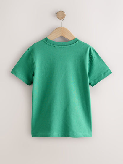 Dsiney Kidz - Green Stag Regular Fit Short Sleeve T-Shirt (3-16yrs) image 2