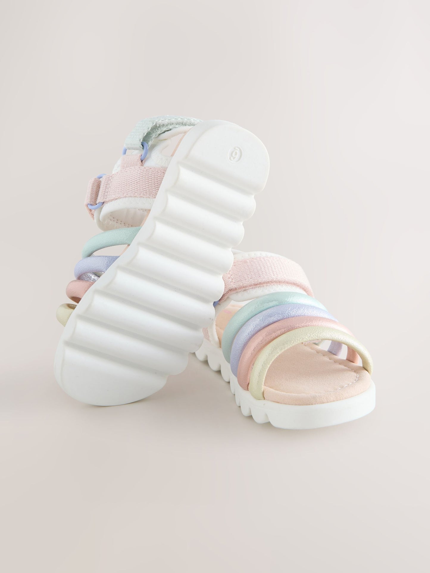 Multi Pastel Trekker Sandals image 7