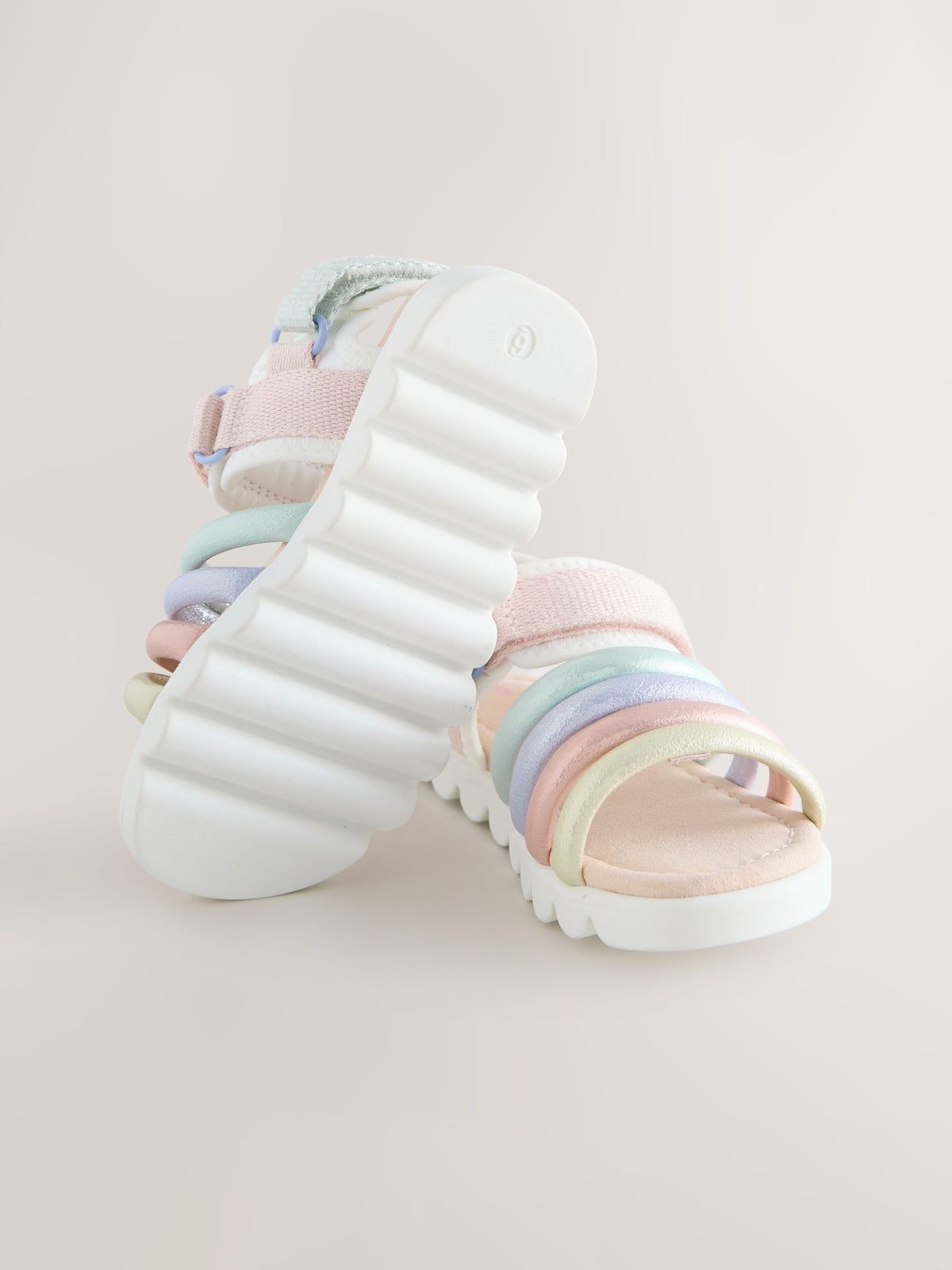 Multi Pastel Trekker Sandals image 7
