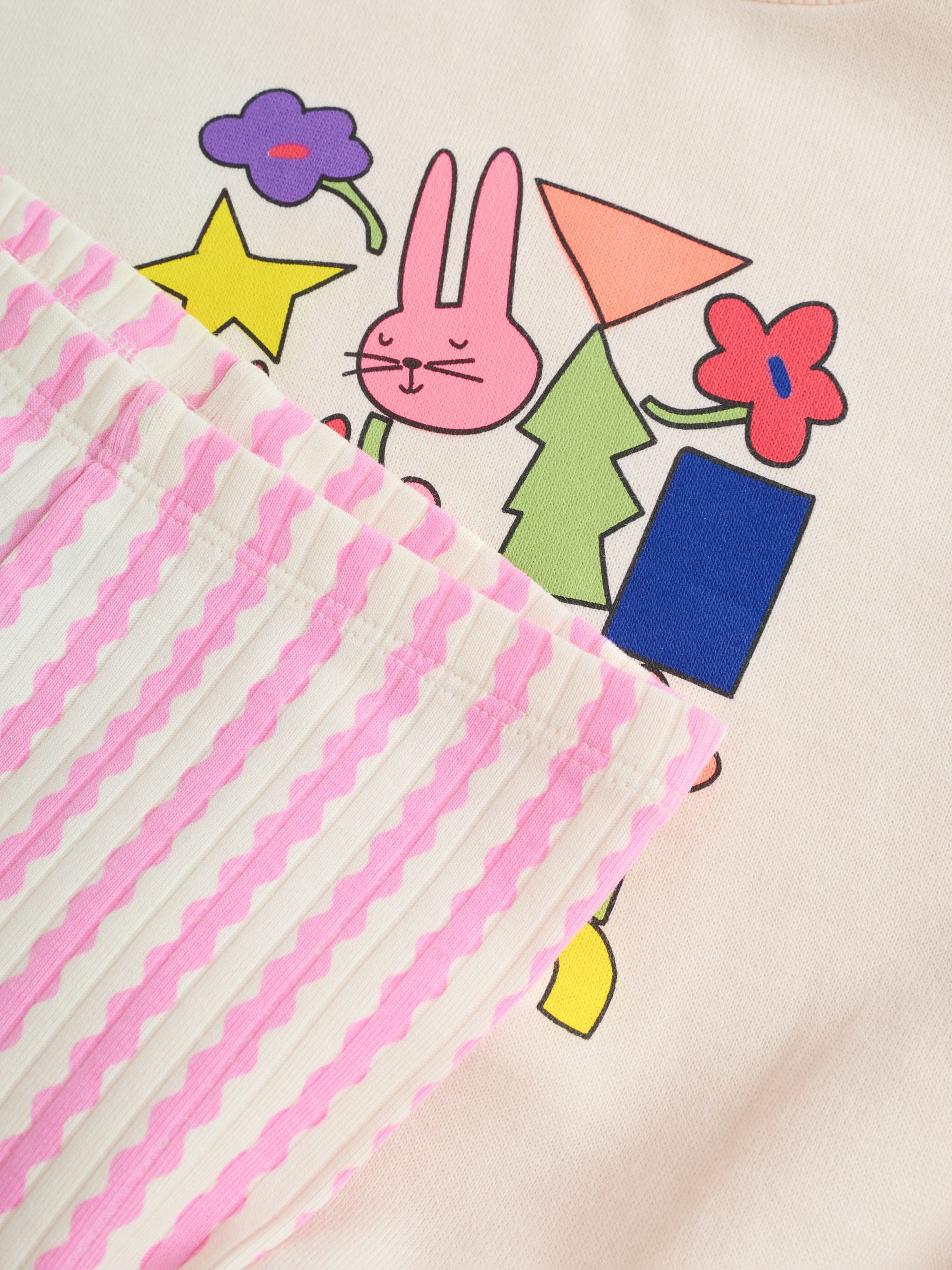 Ecru Milk Club Baby Sweatshirt and Leggings 2 Piece Set (0mths-2yrs) image 4