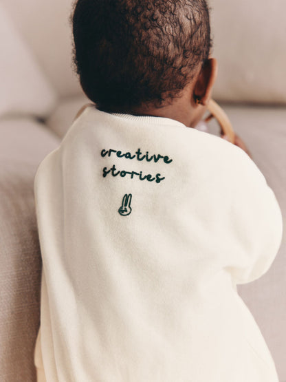 Ecru Baby Sweatshirt and Leggings 2 Piece Set (0mths-2yrs) (0mths-2yrs) image 4