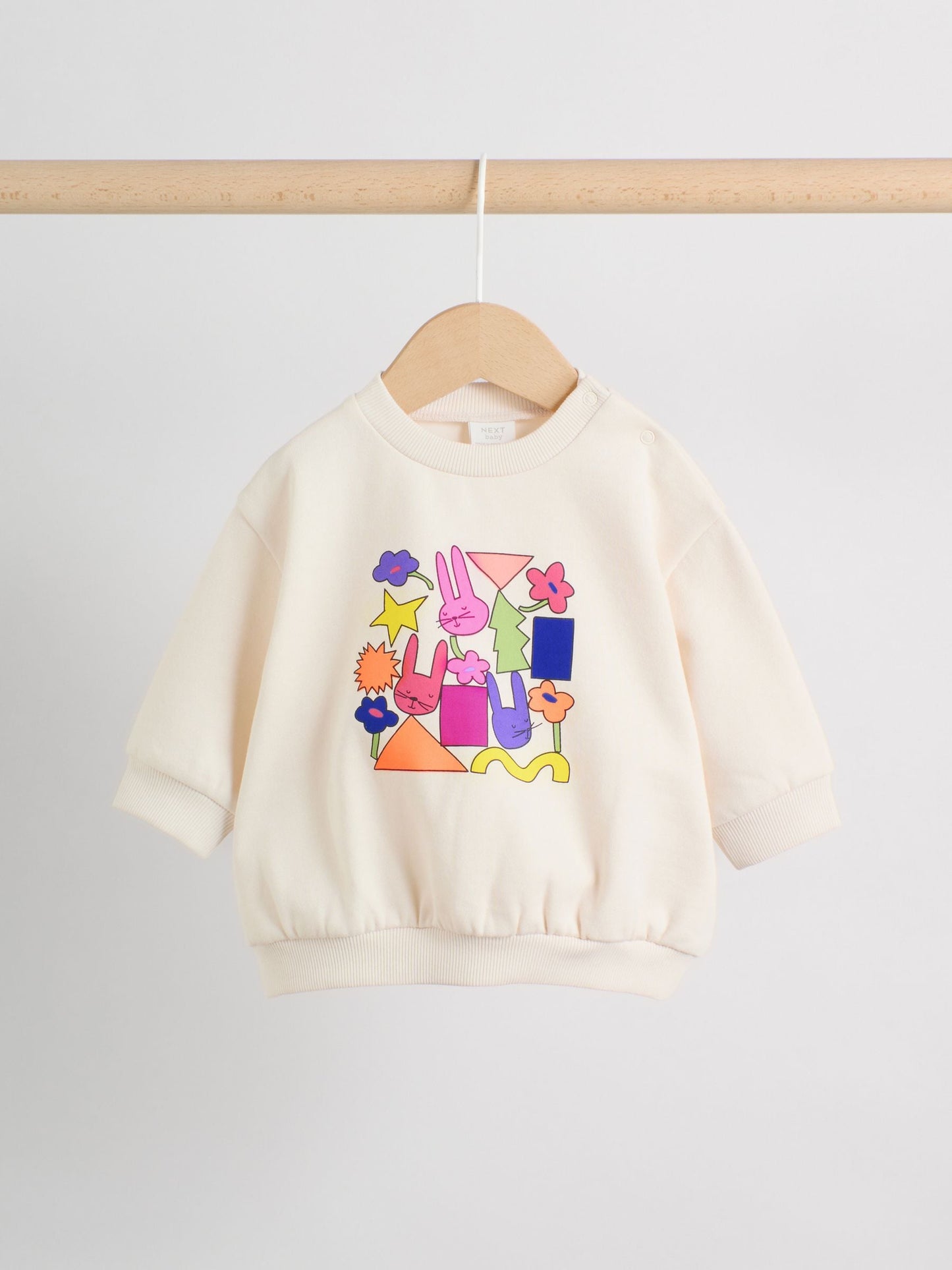 Ecru Baby Sweatshirt and Leggings 2 Piece Set (0mths-2yrs) (0mths-2yrs) image 6