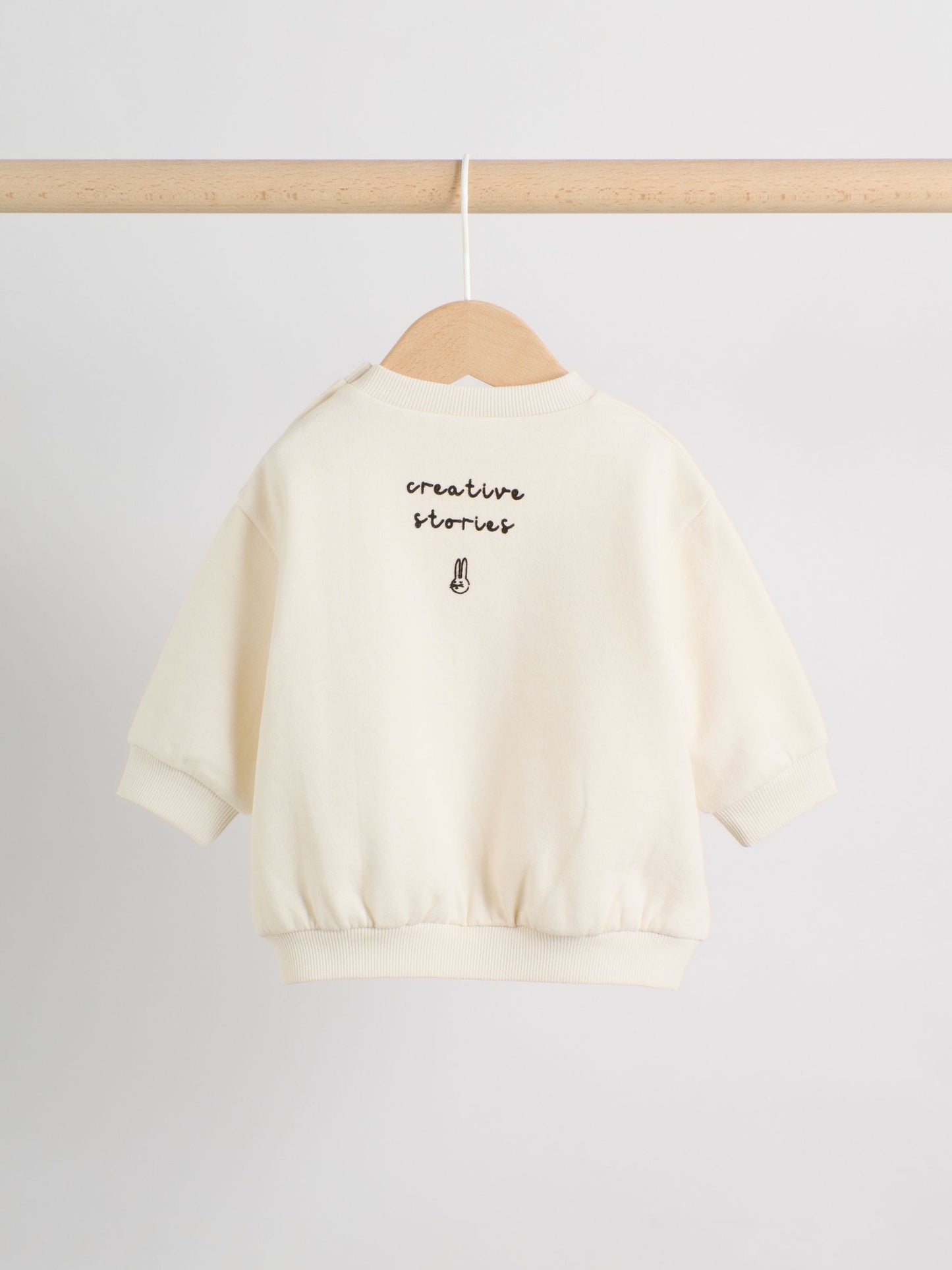 Ecru Baby Sweatshirt and Leggings 2 Piece Set (0mths-2yrs) (0mths-2yrs) image 7