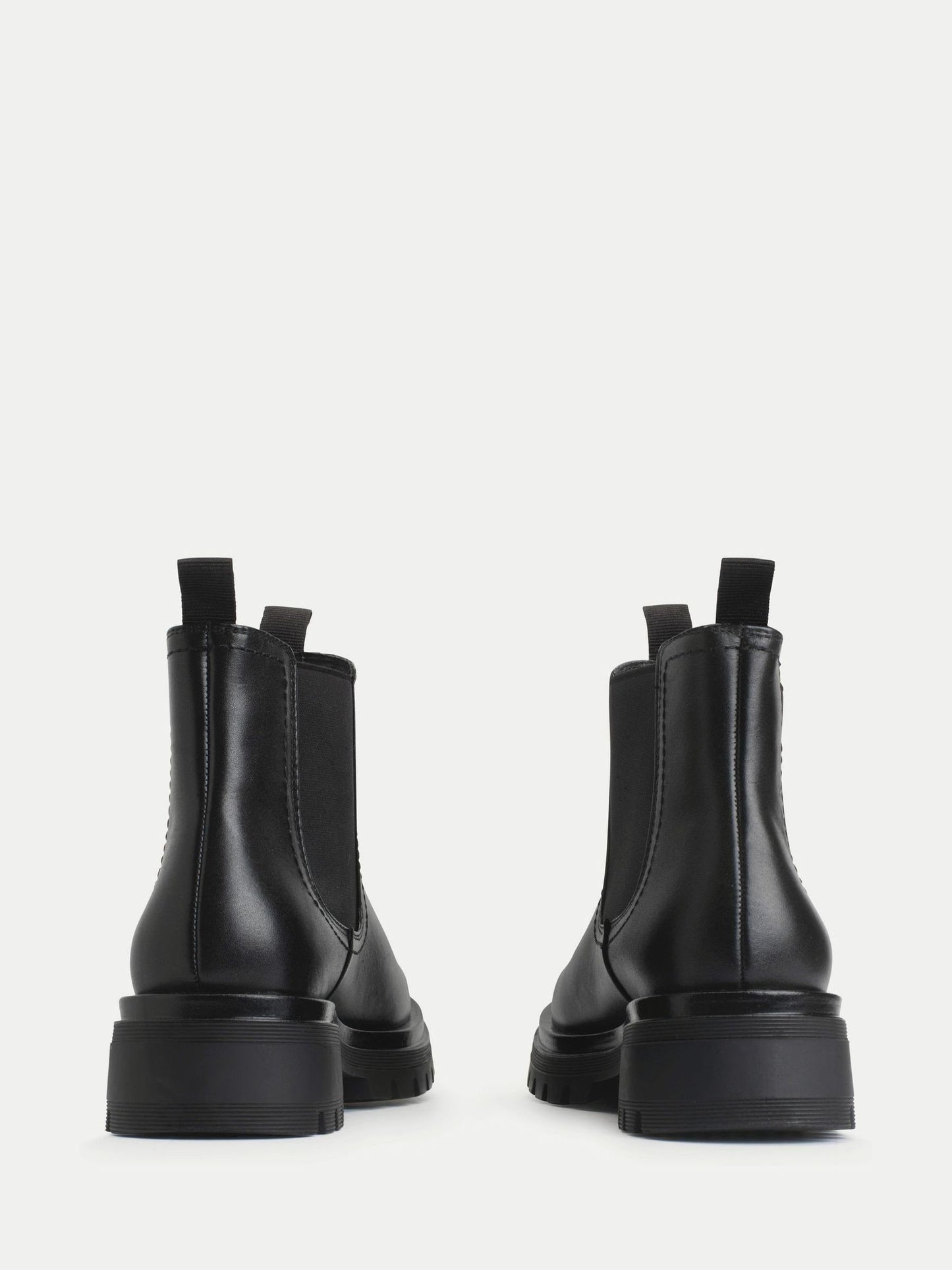Start Rite Black London Leather Angry Angels Chunky Chelsea Style Boots image 5