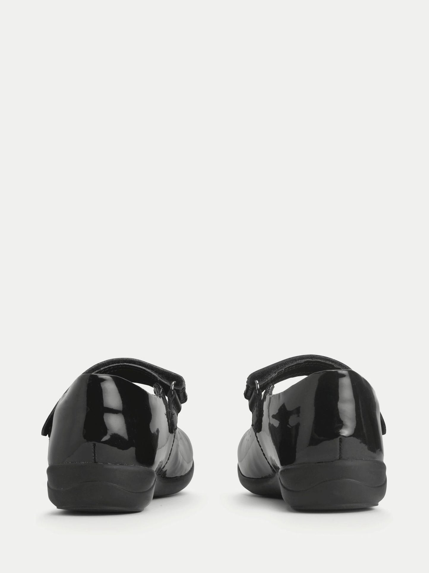 Start Rite Black Patent Dual Fit Study Mary Jane Rip Tape Shoes image 3