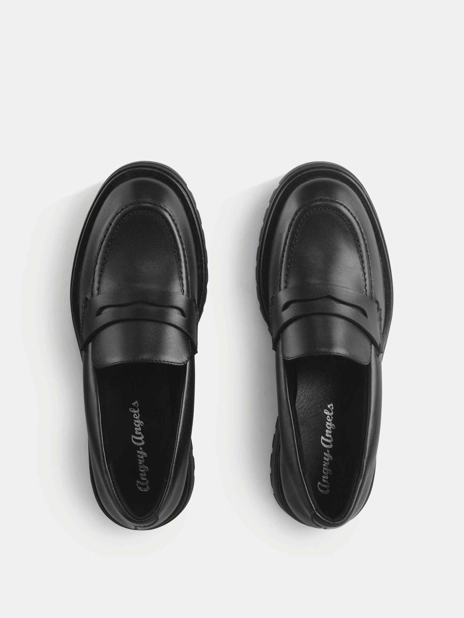Start Rite Black Leather Paris Slip On Loafer Style Angry Angels Shoes image 4