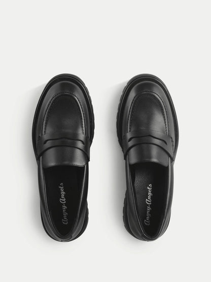 Start Rite Black Leather Paris Slip On Loafer Style Angry Angels Shoes image 4