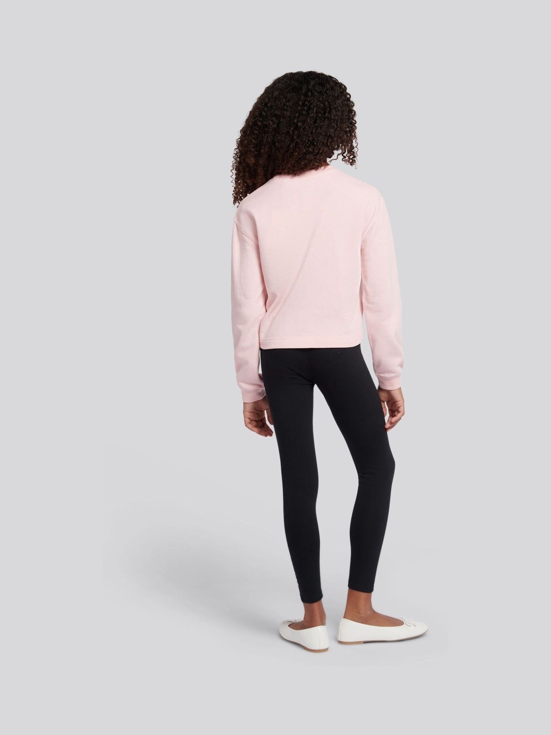 Dsiney Kidz - U.S. Polo Assn Pink Graphic Boxy Sweat & Leggings Set image 2