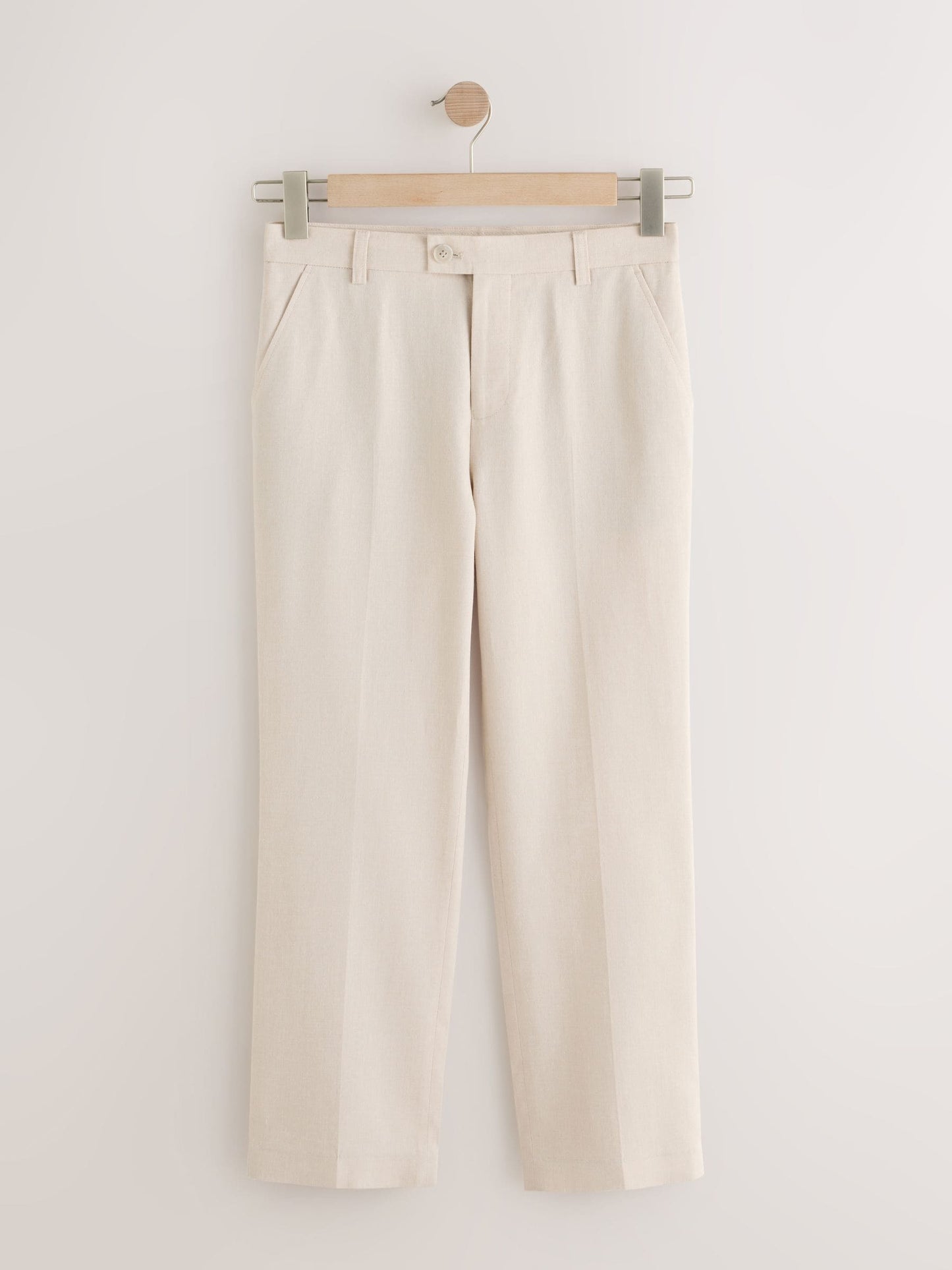 Dsiney Kidz - Neutral Beige Linen Blend Suit Trousers (3-16yrs) image 5