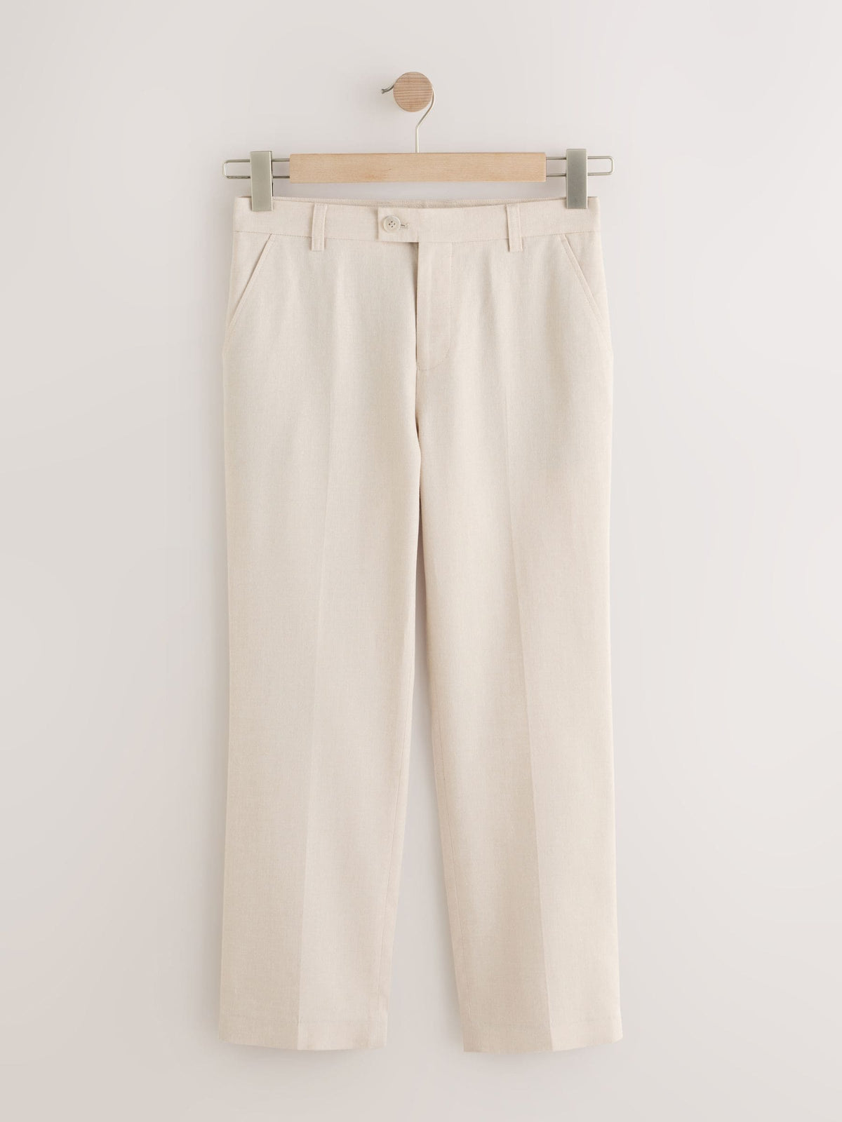 Dsiney Kidz - Neutral Beige Linen Blend Suit Trousers (3-16yrs) image 5