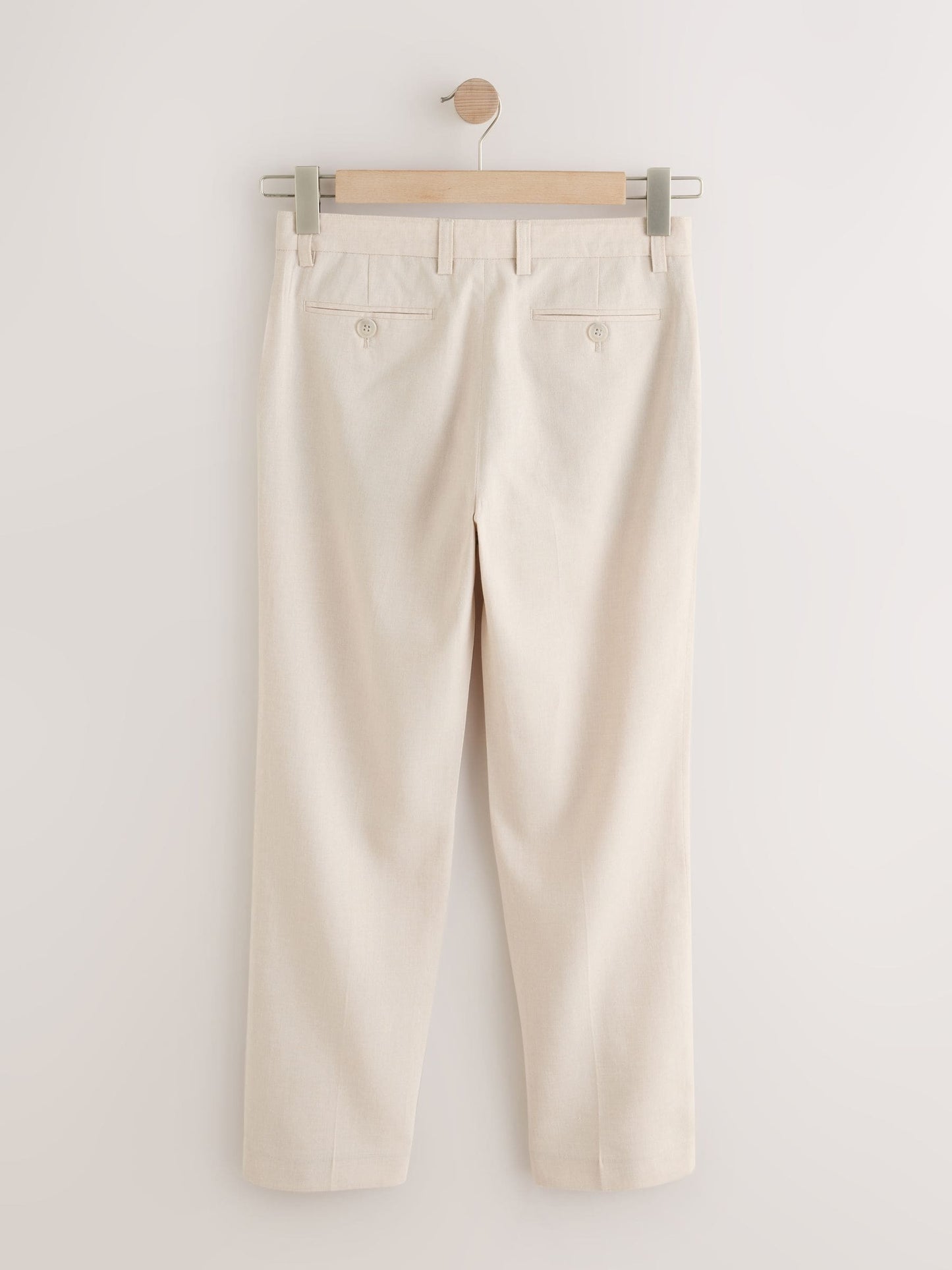 Dsiney Kidz - Neutral Beige Linen Blend Suit Trousers (3-16yrs) image 6