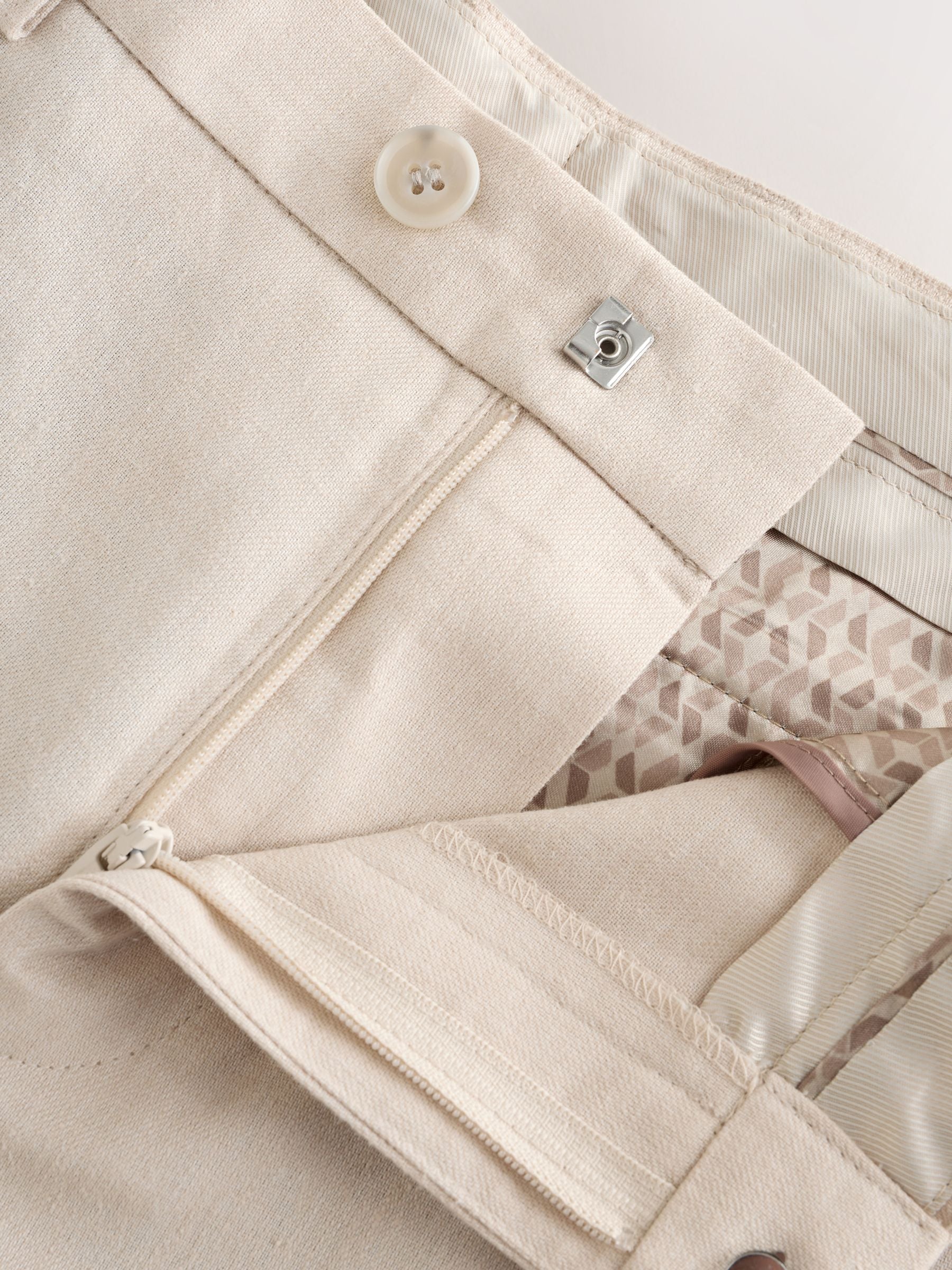 Dsiney Kidz - Neutral Beige Linen Blend Suit Trousers (3-16yrs) image 8