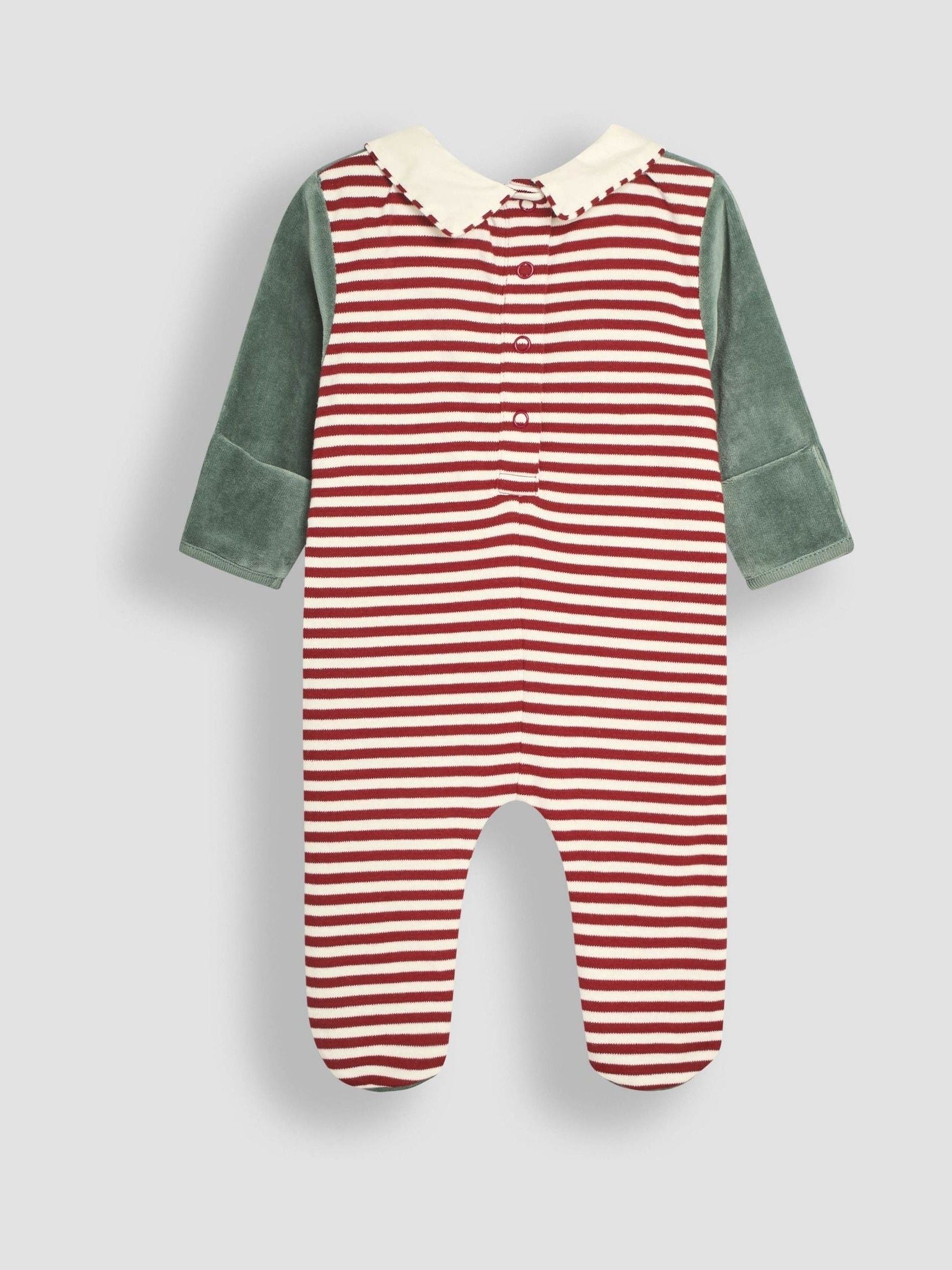 JoJo Maman Bébé Red 2-Piece Baby Elf Outfit Set image 3