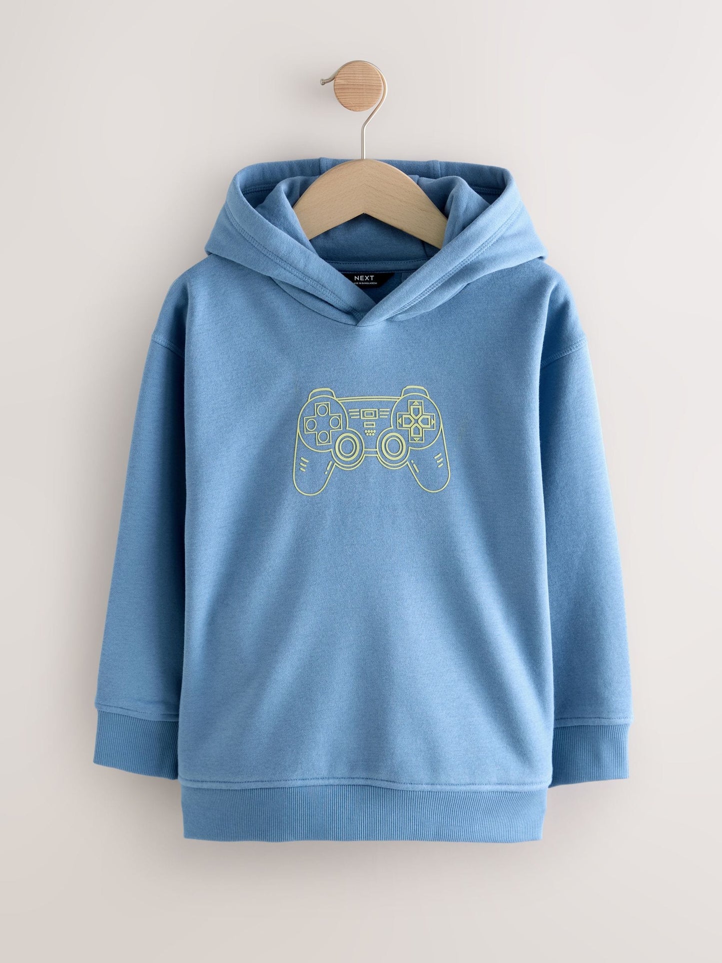 Blue Controller Older Boys Graphic Print Hoodie (3-16yrs)