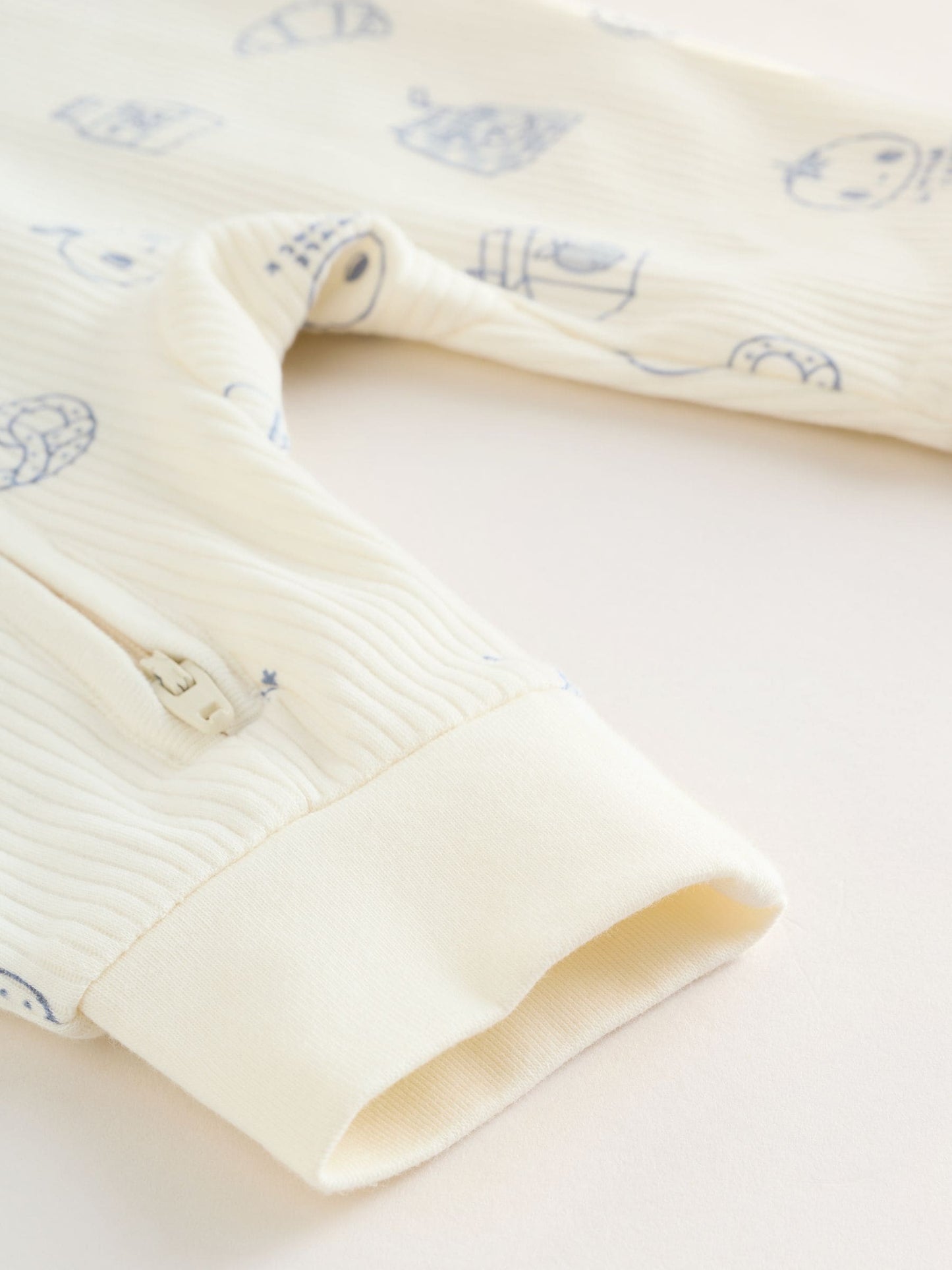 Blue Milk Club Two Way Zip Baby Sleepsuits 3 Pack (0mths-3yrs) image 4