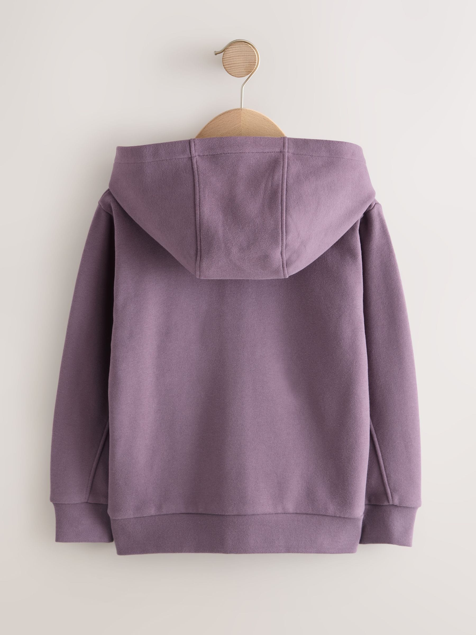 Dsiney Kidz - Purple Zip Through Sweat Hoodie (3-16yrs) image 2