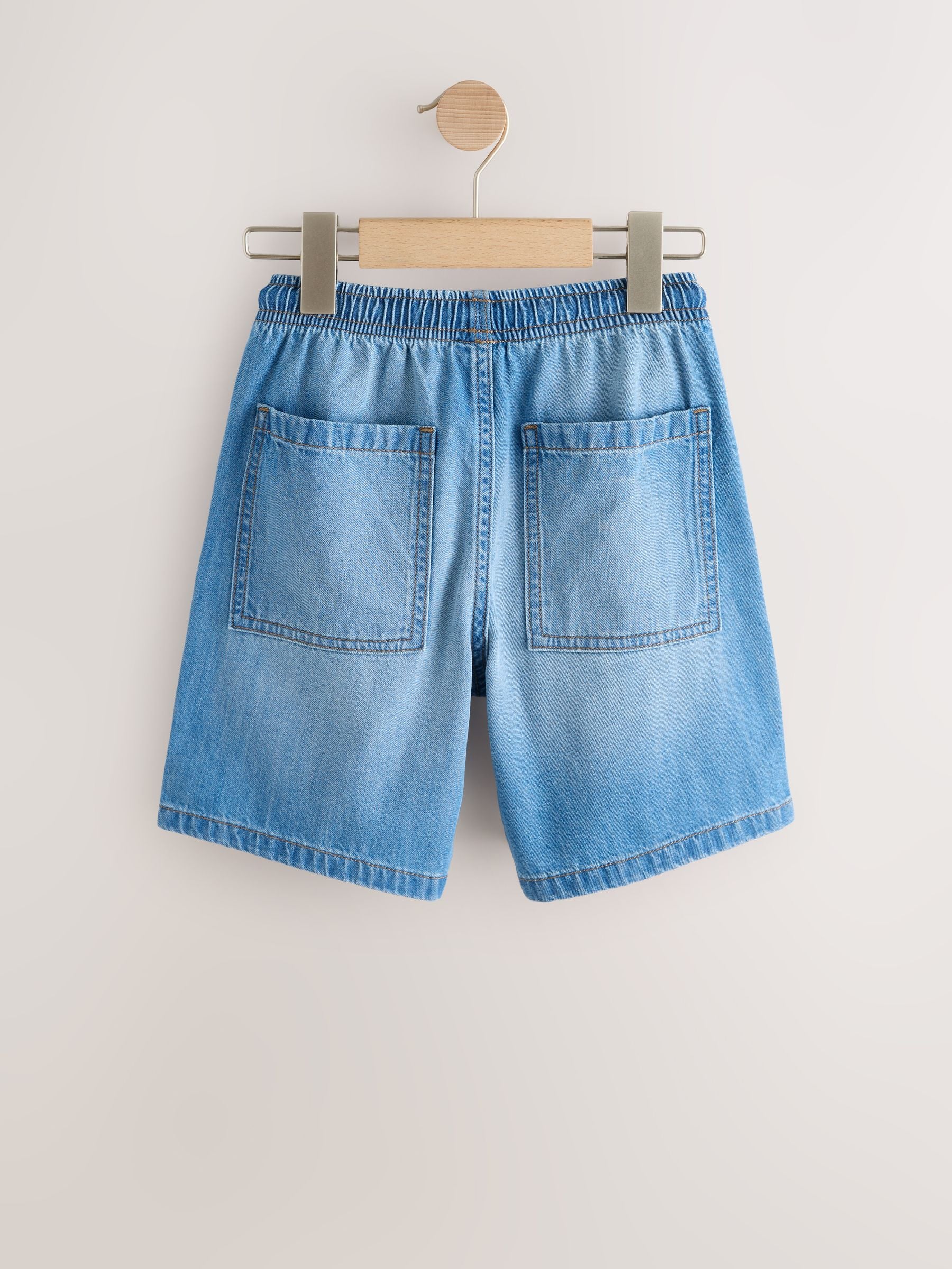 Dsiney Kidz - Light Blue Lightweight Pull on Denim Shorts (3-16yrs) image 6