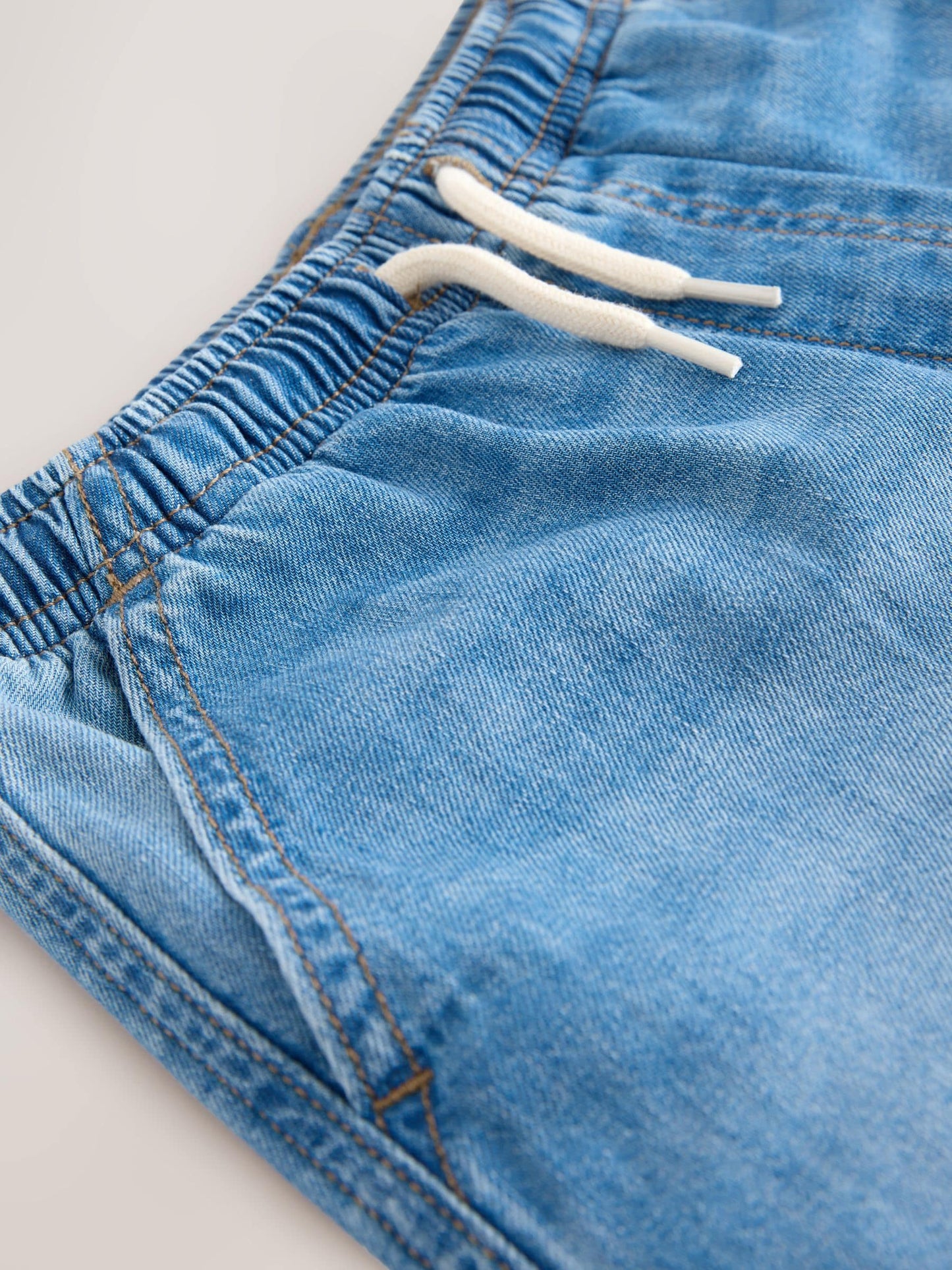 Dsiney Kidz - Light Blue Lightweight Pull on Denim Shorts (3-16yrs) image 8