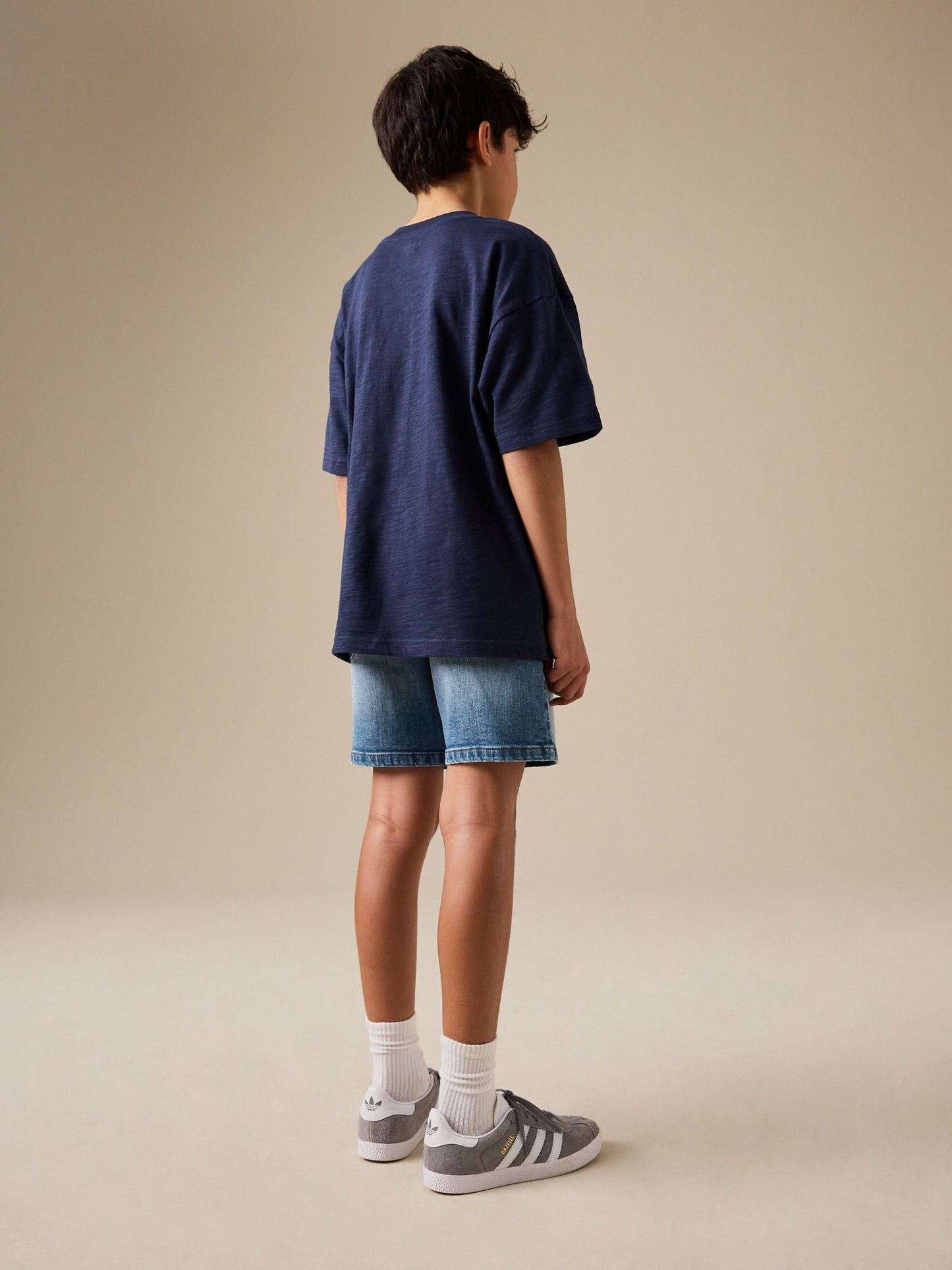 Dsiney Kidz - Mid Blue Single Denim Shorts (3-16yrs) image 2