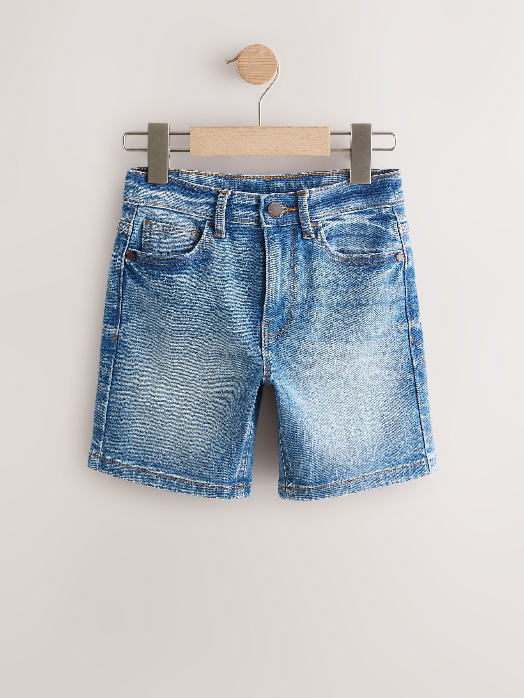 Dsiney Kidz - Mid Blue Single Denim Shorts (3-16yrs) image 5