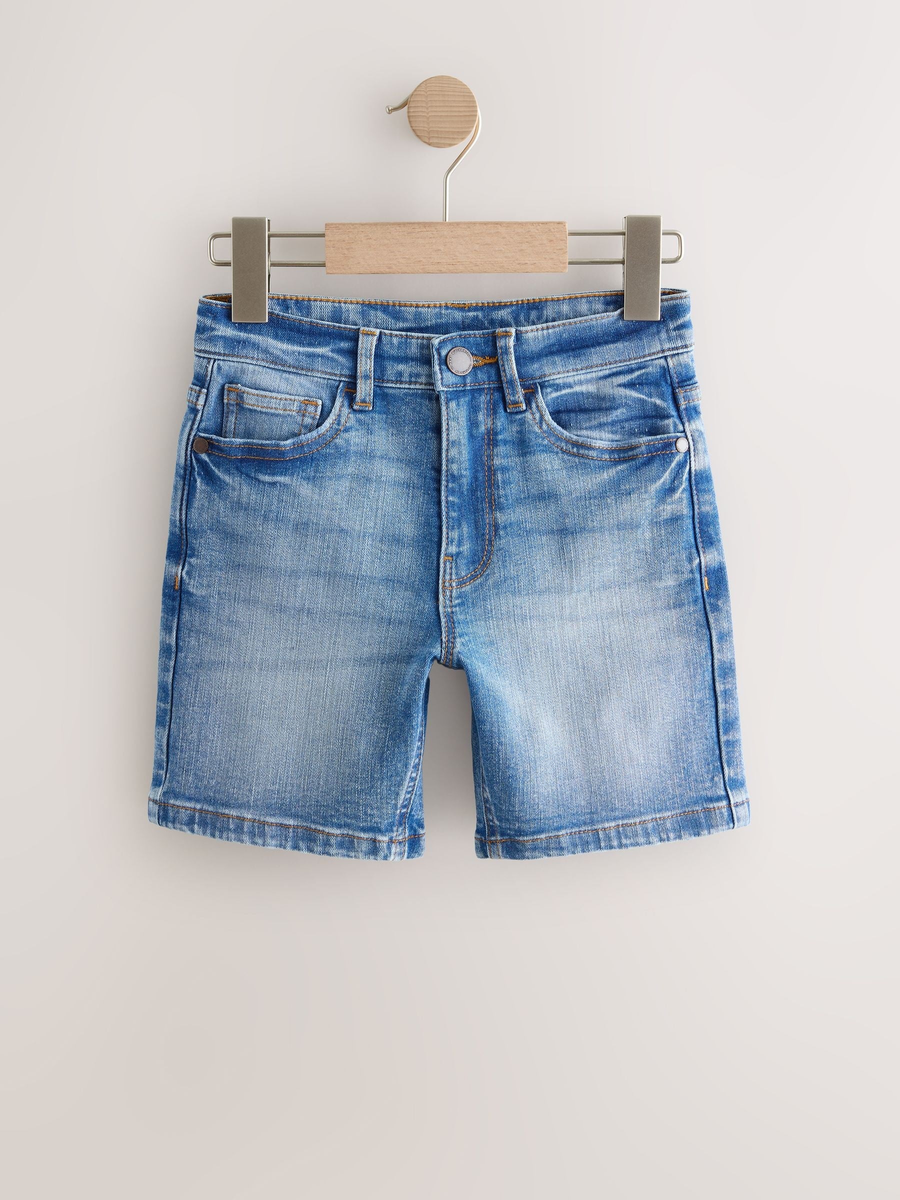 Dsiney Kidz - White 2 Pack Denim Shorts (3-16yrs) image 2