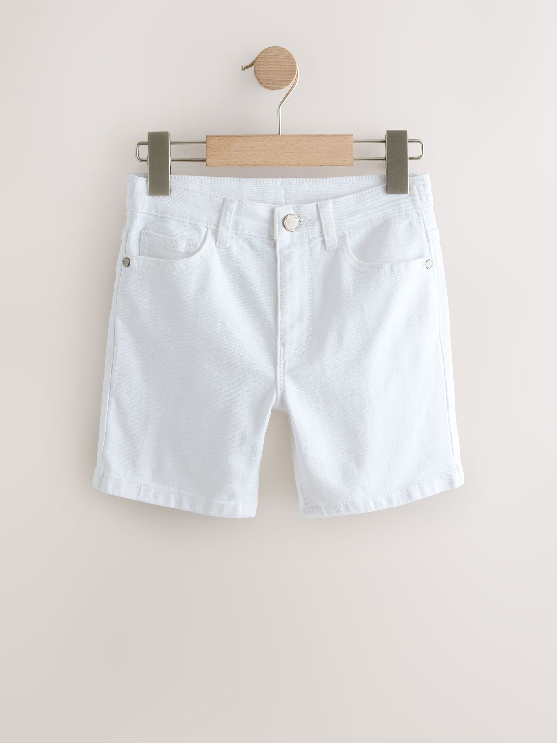 Dsiney Kidz - White 2 Pack Denim Shorts (3-16yrs) image 4