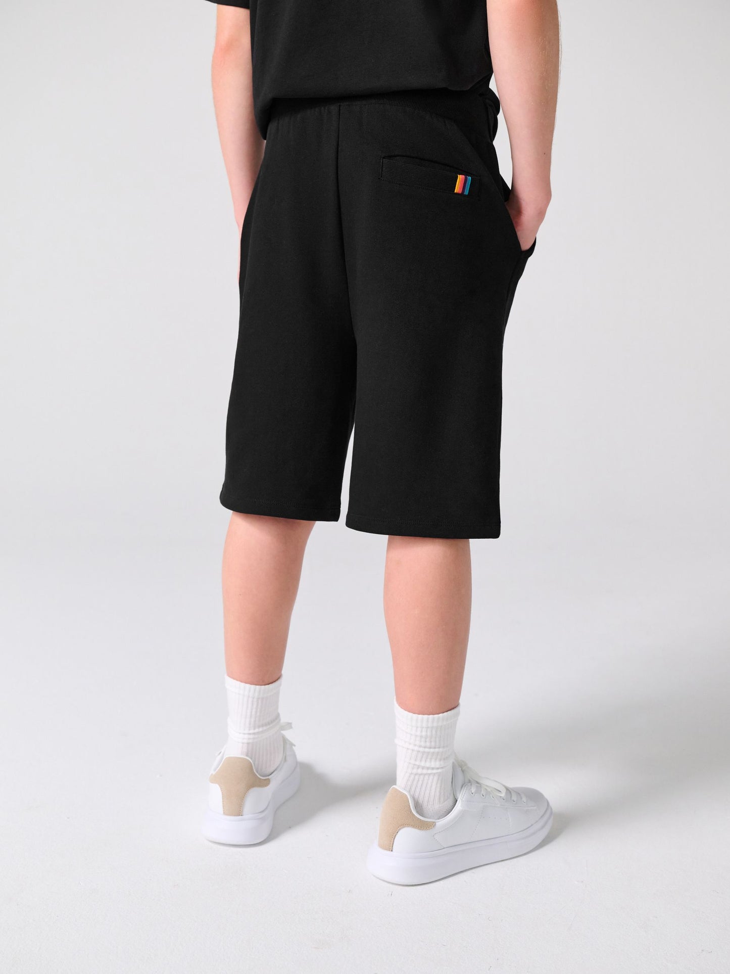 Dsiney Kidz - Paul Smith Junior Black Graphic T-Shirt and Shorts Set image 5