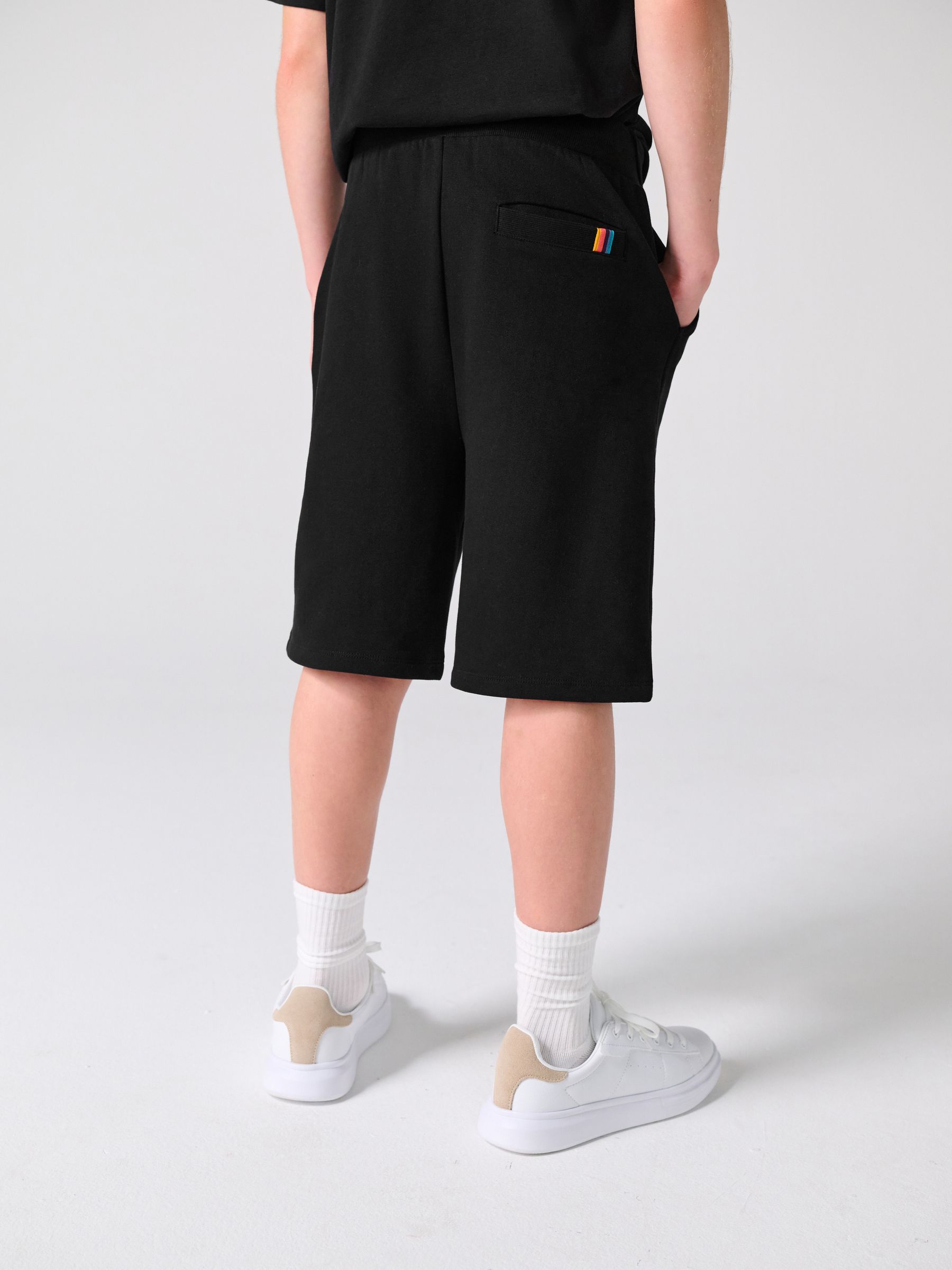 Dsiney Kidz - Paul Smith Junior Black Graphic T-Shirt and Shorts Set image 5